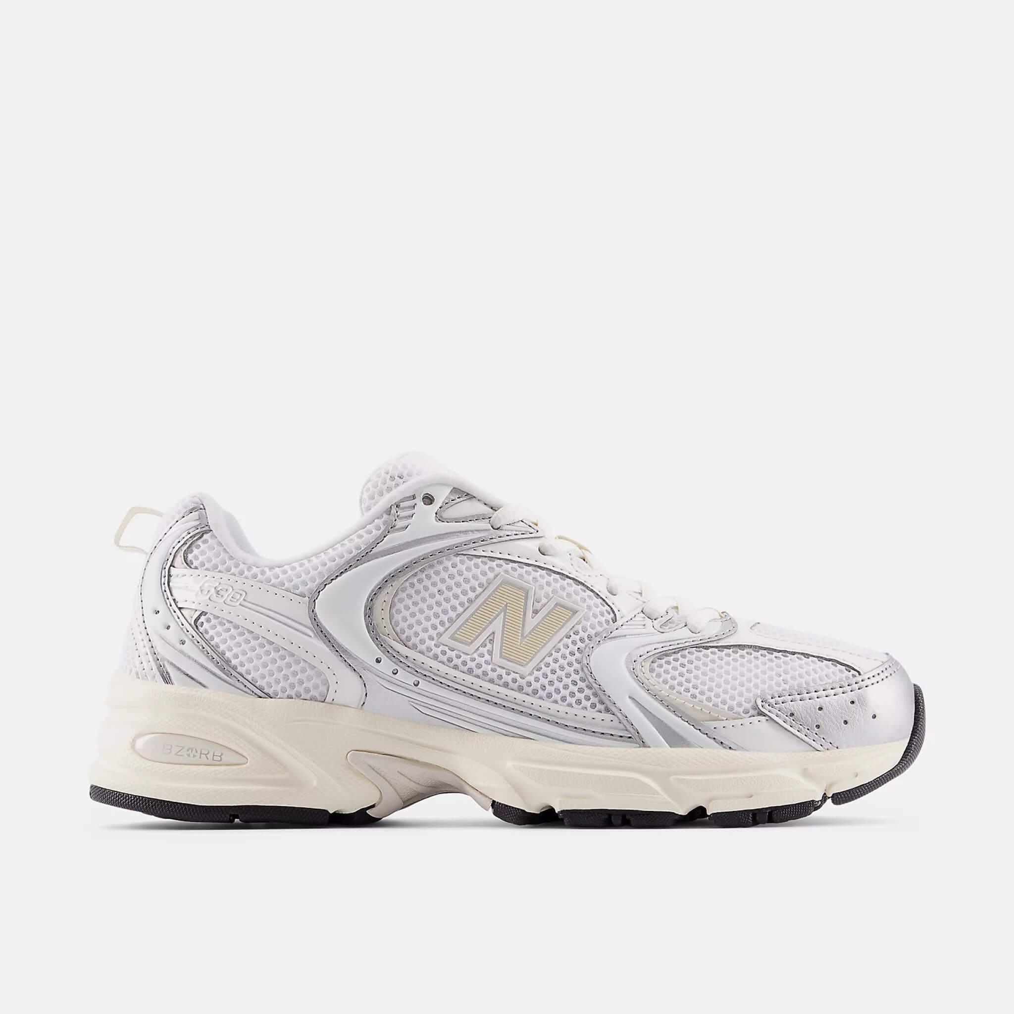 Unisex šedo-stříbrné volnočasové tenisky New Balance U530