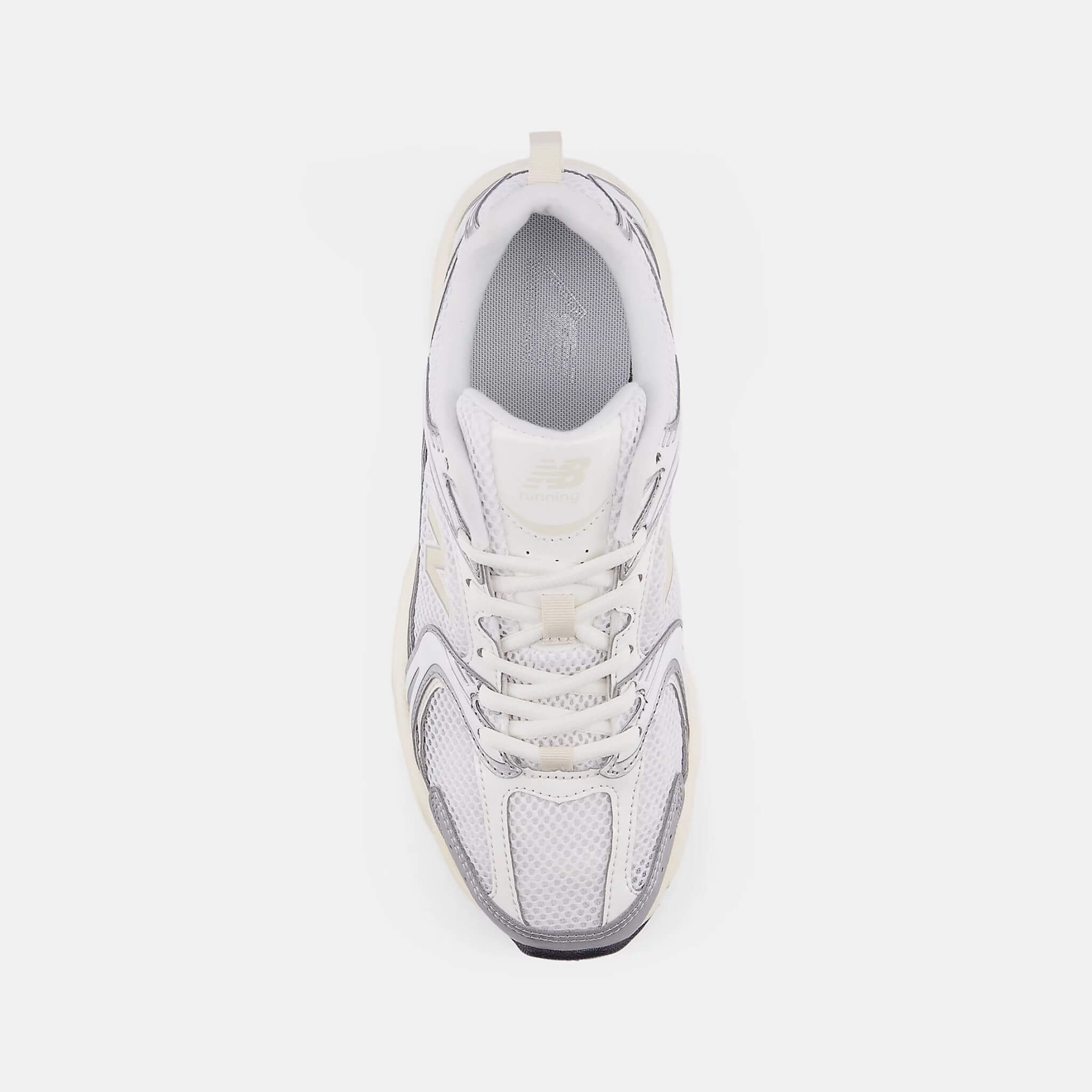 Unisex šedo-stříbrné volnočasové tenisky New Balance U530