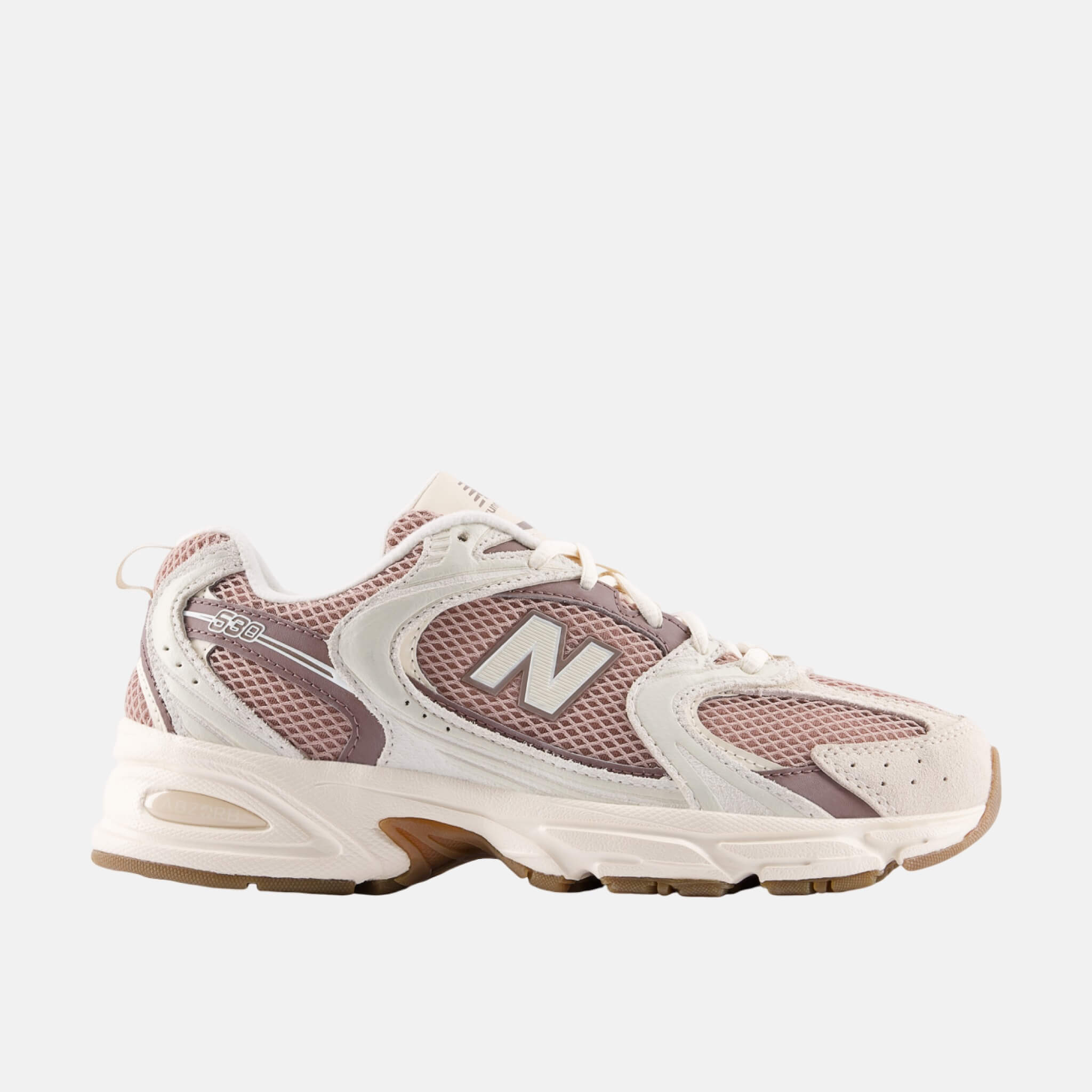 Unisex béžovo-hnědé volnočasové tenisky New Balance U530