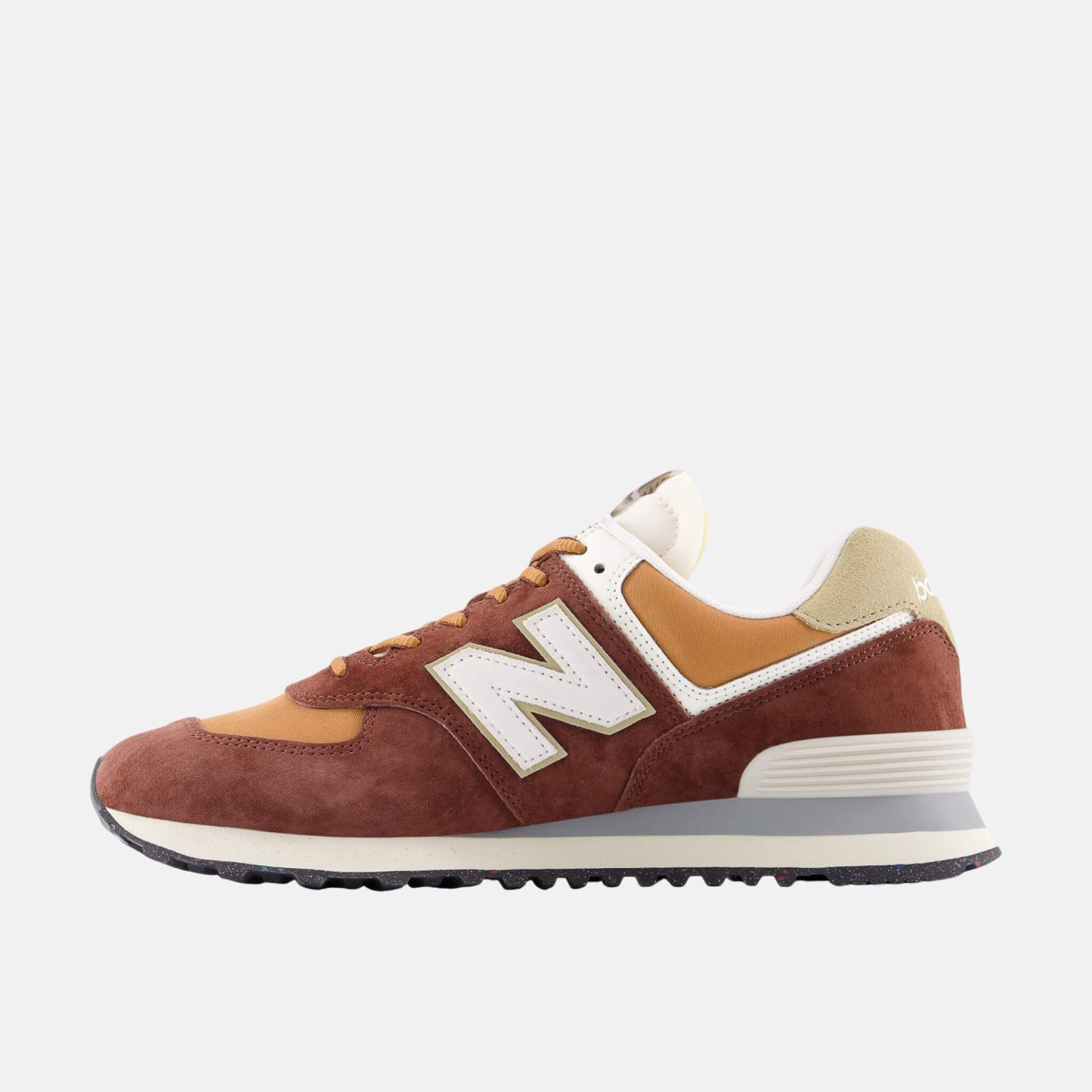 Unisex hnědé volnočasové tenisky New Balance U574