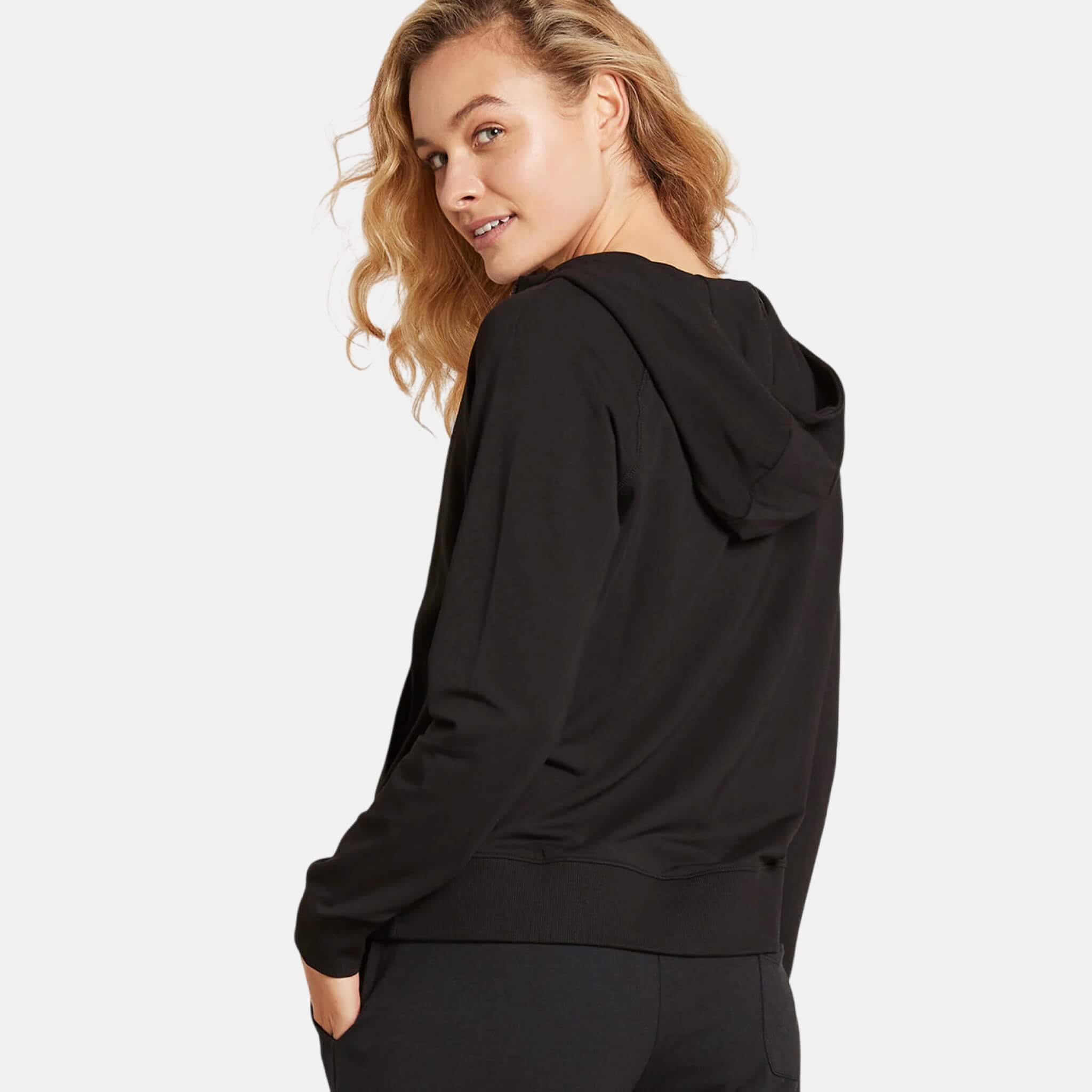 Dámská černá mikina Boody Weekend Zip-Up Hoodie