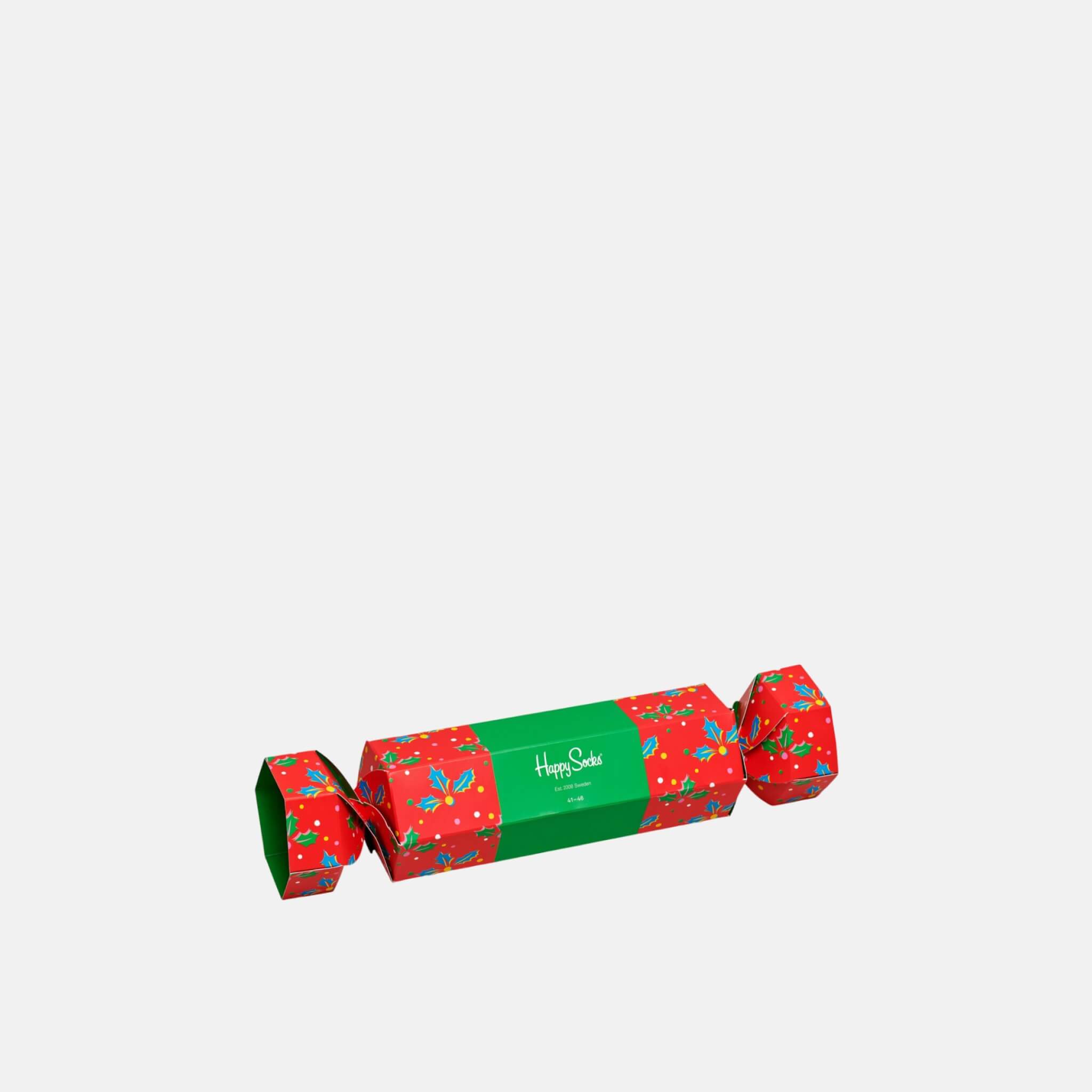 Dárkový box ponožek Happy Socks Christmas Cracker Holly - 2 páry