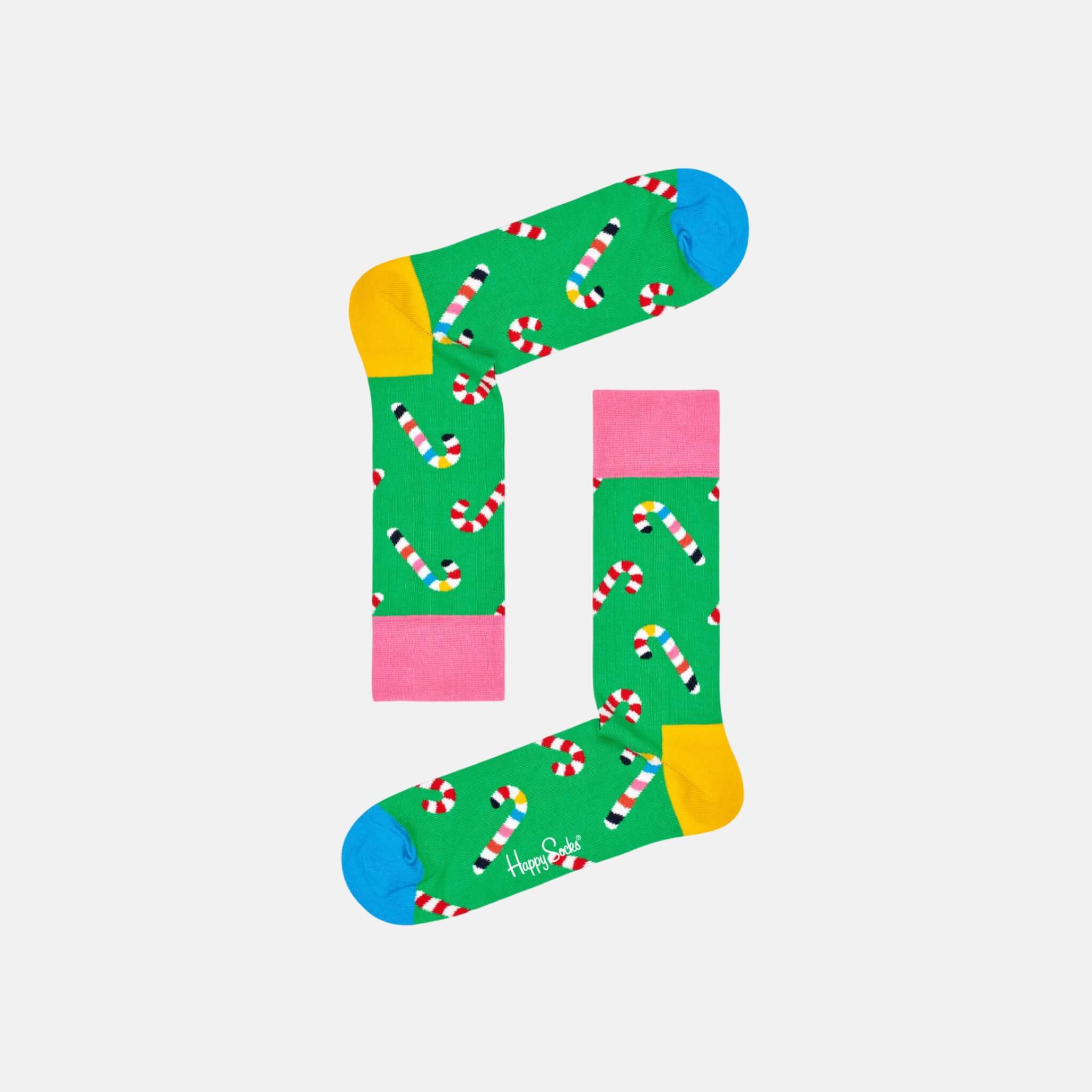 Dárkový box ponožek Happy Socks Christmas Cracker Candy Cane - 2 páry