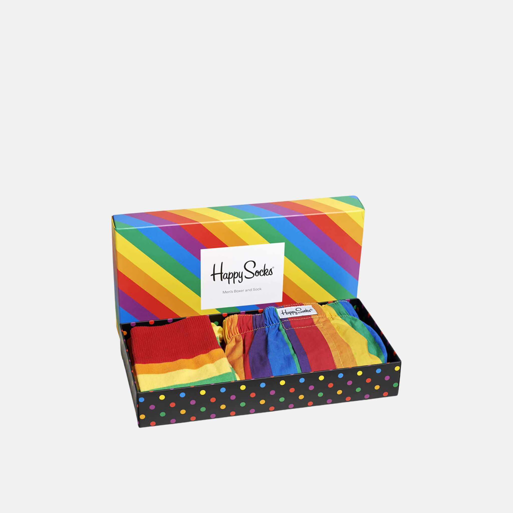 Dárkový box ponožek a trenýrek Happy Socks Pride - 2 páry