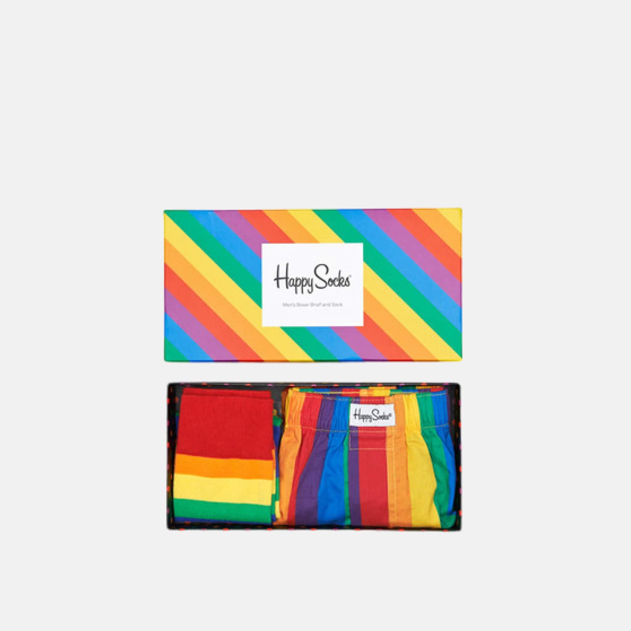 Dárkový box ponožek a trenýrek Happy Socks Pride - 2 páry