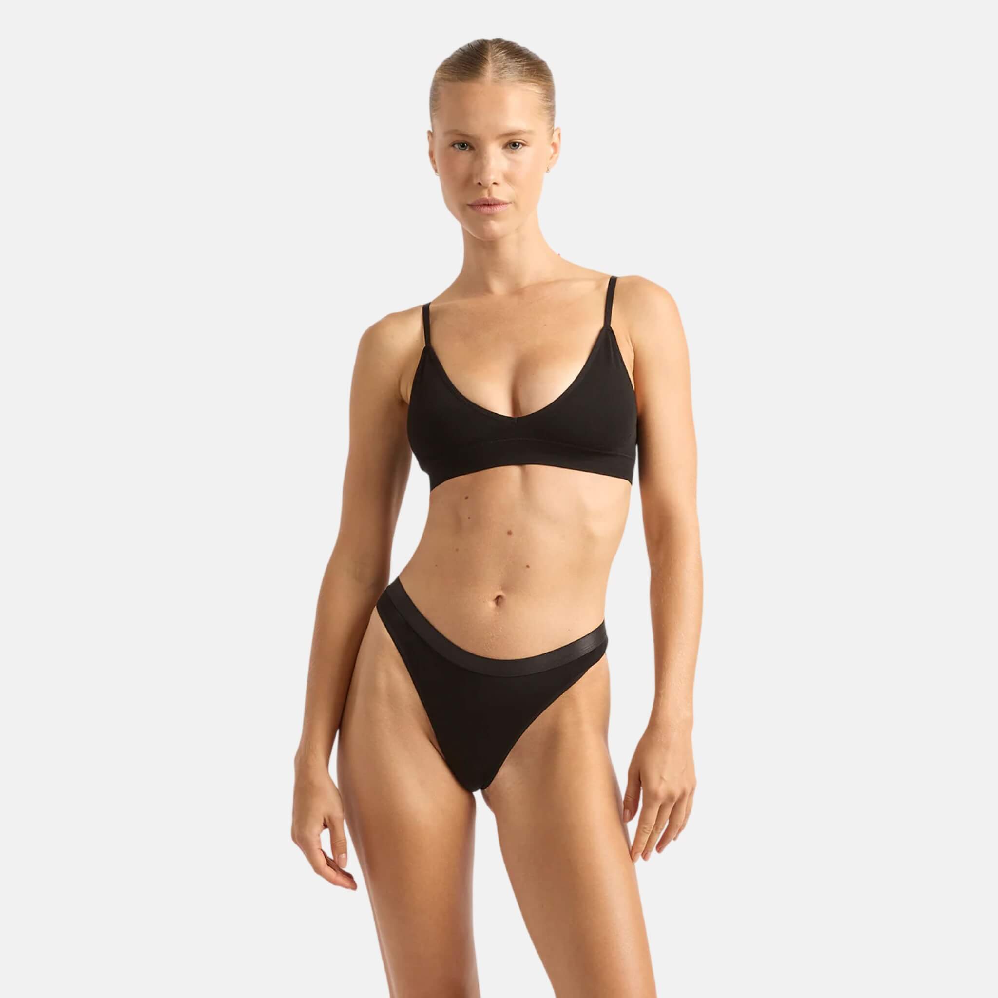 Černé kalhotky Boody Lyolyte G-String