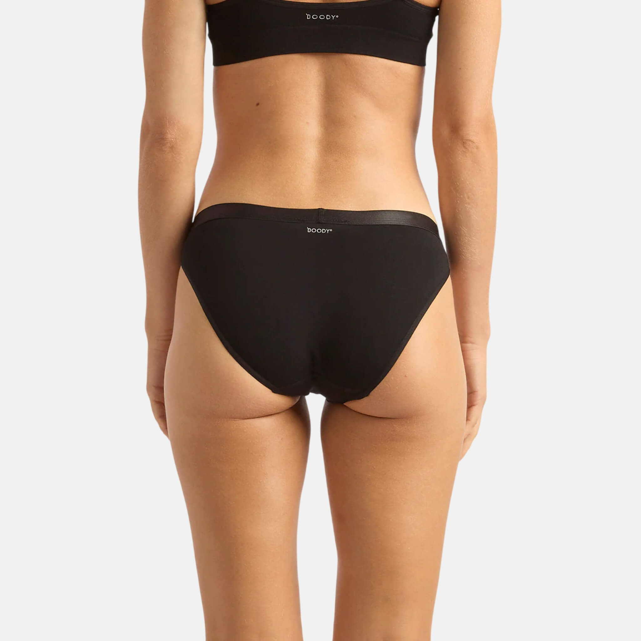 Černé kalhotky Boody Lyolyte Hipster Bikini