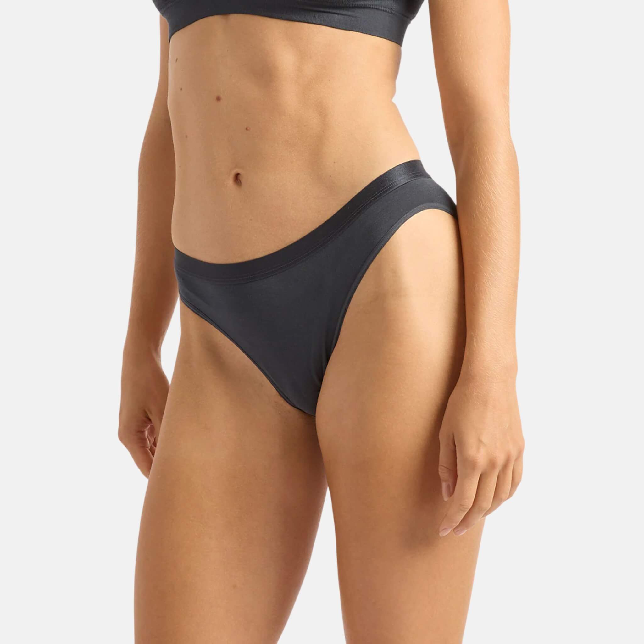 Šedé kalhotky Boody Lyolyte Hipster Bikini