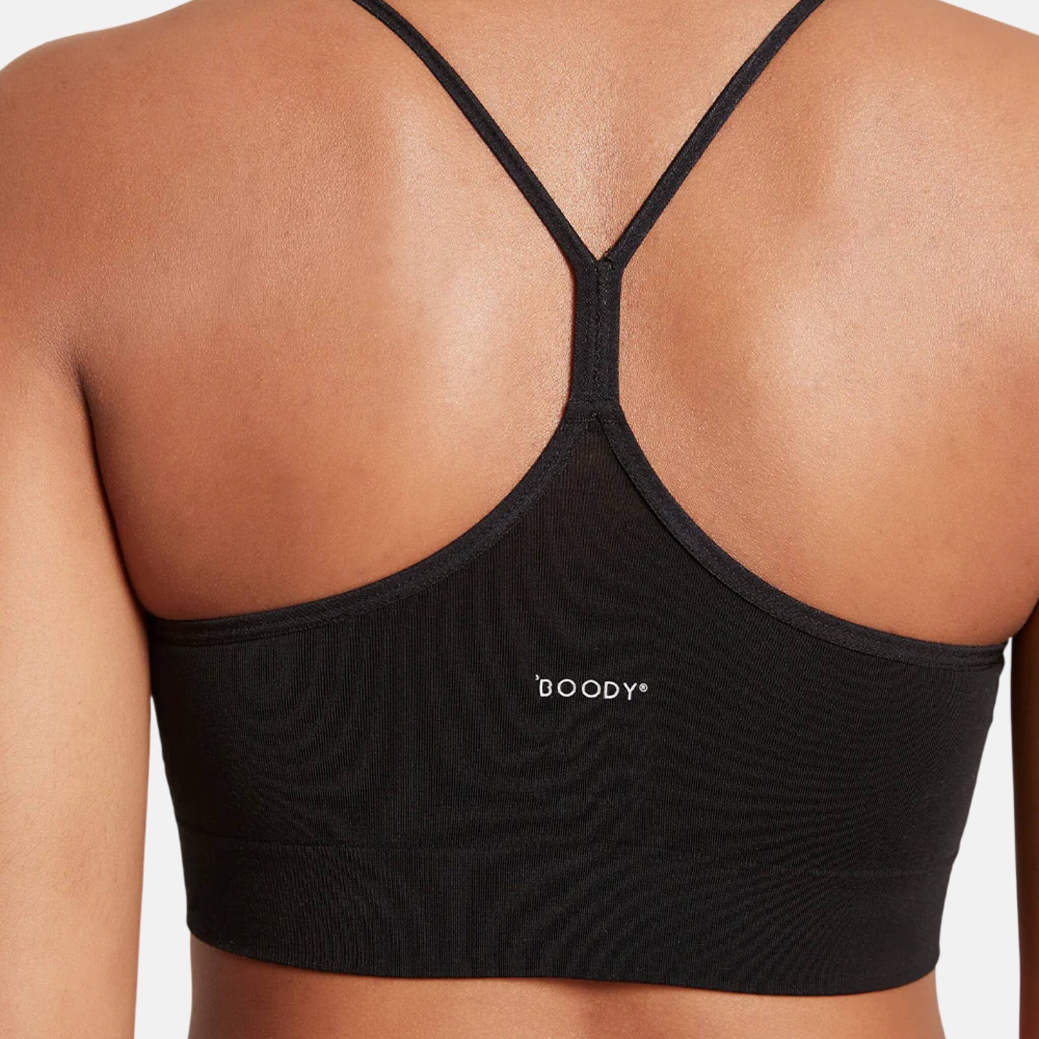 Černá podprsenka Boody Lyolyte Racerback Bra