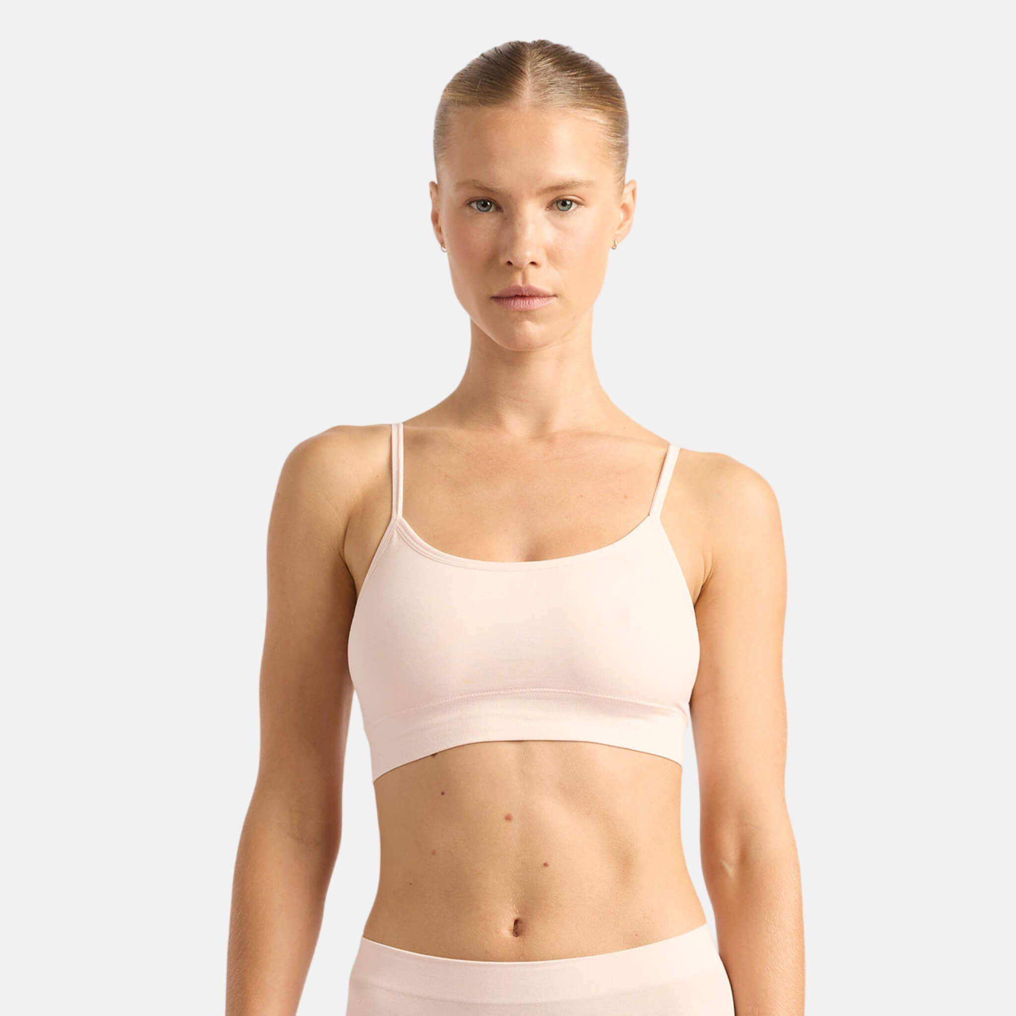 Růžová podprsenka Boody Lyolyte Racerback Bra