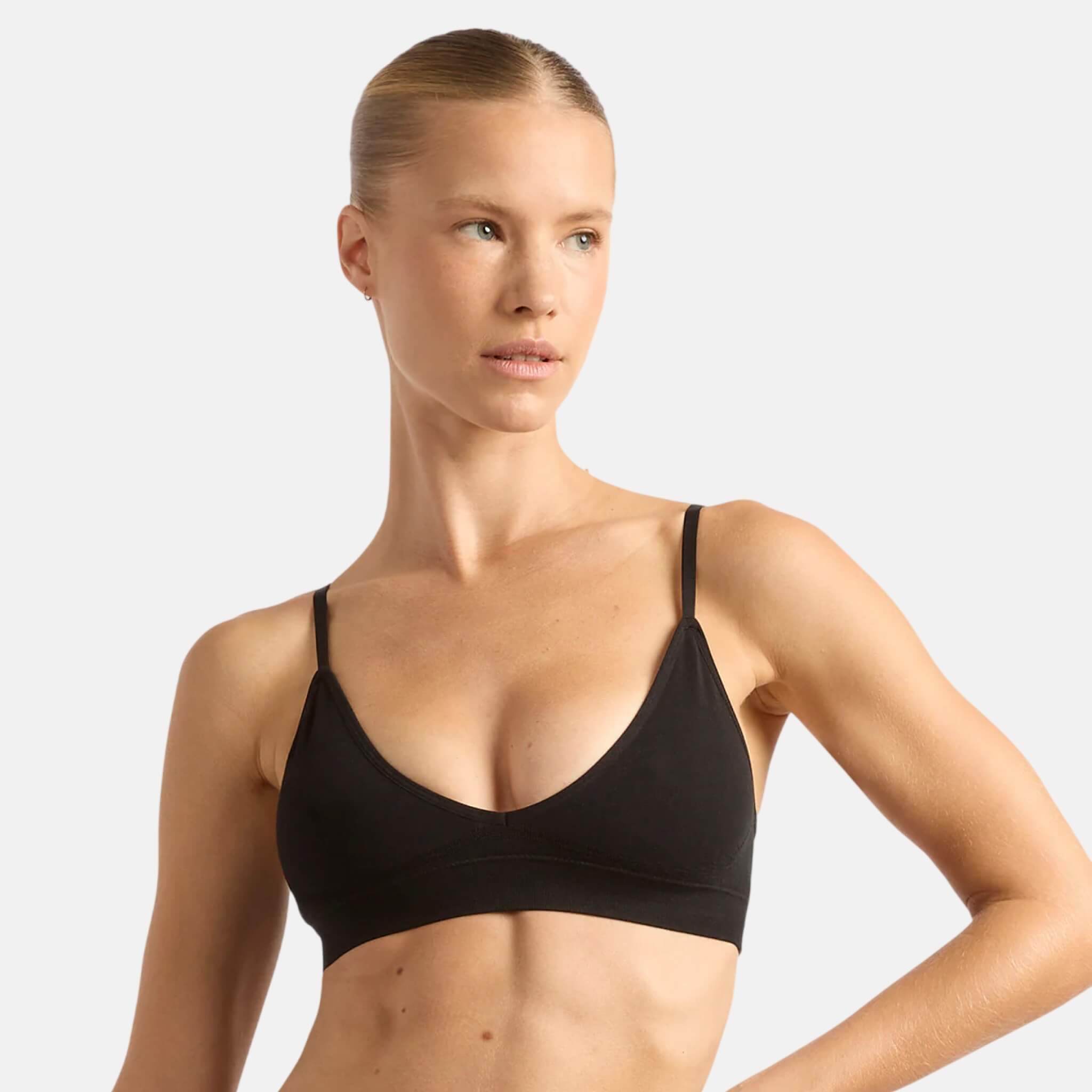 Černá podprsenka Boody Lyolyte Triangle Bralette