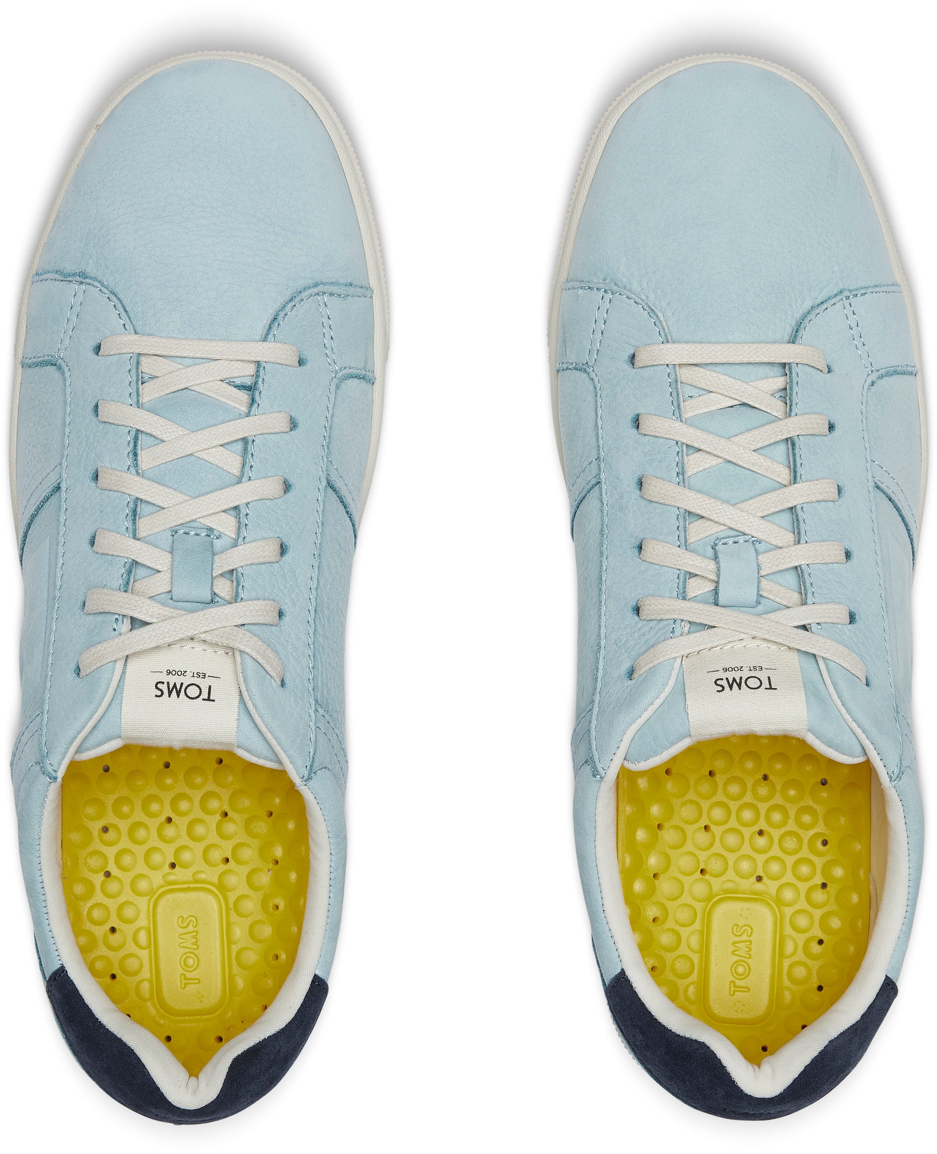 Pánské světle modré tenisky TOMS Leandro Leather Sneakers