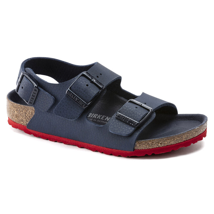 Dětské modré sandály Birkenstock Milano Birko-Flor