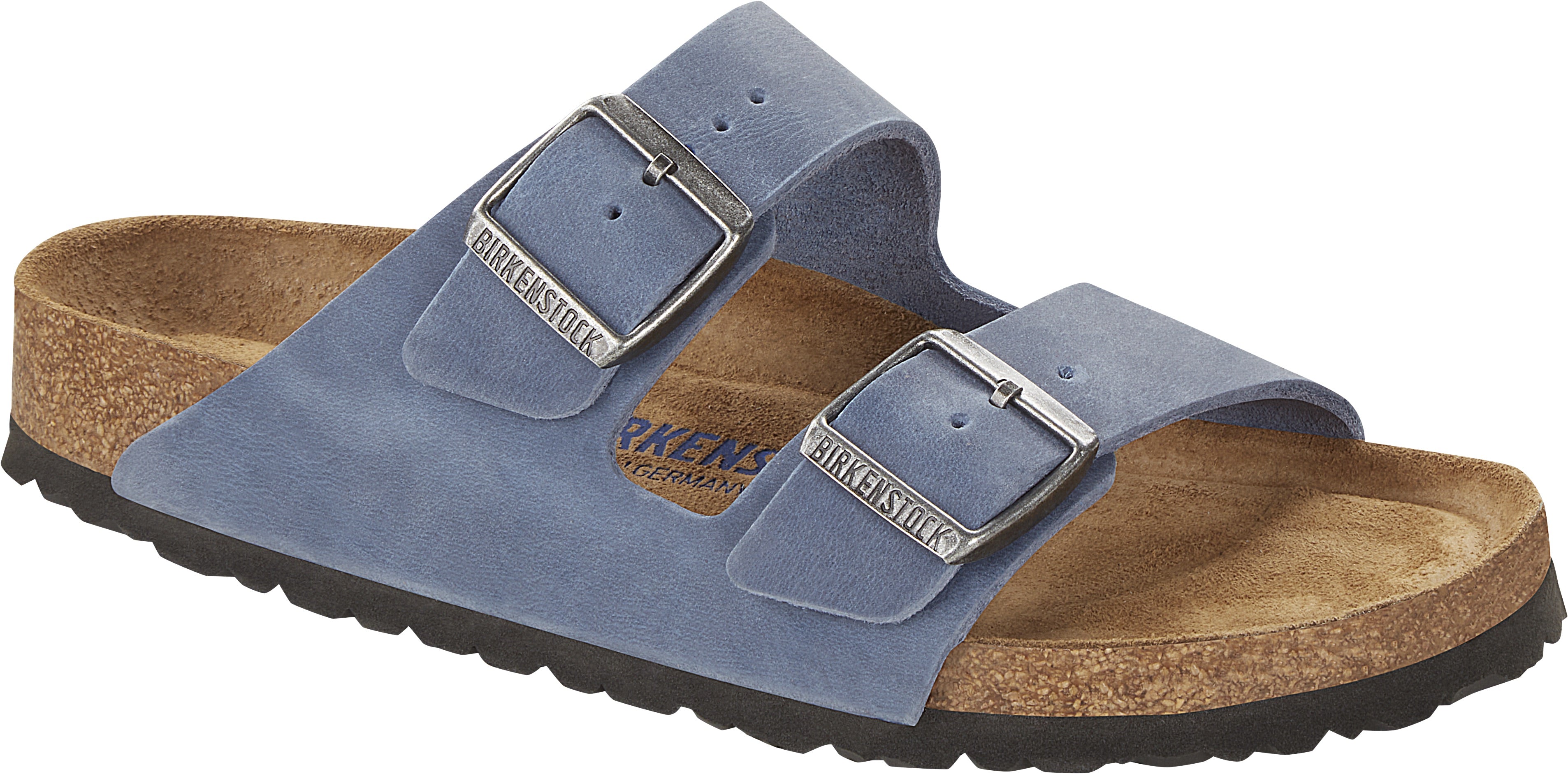 Modré pantofle Birkenstock Arizona Soft Footbed Oiled Leather