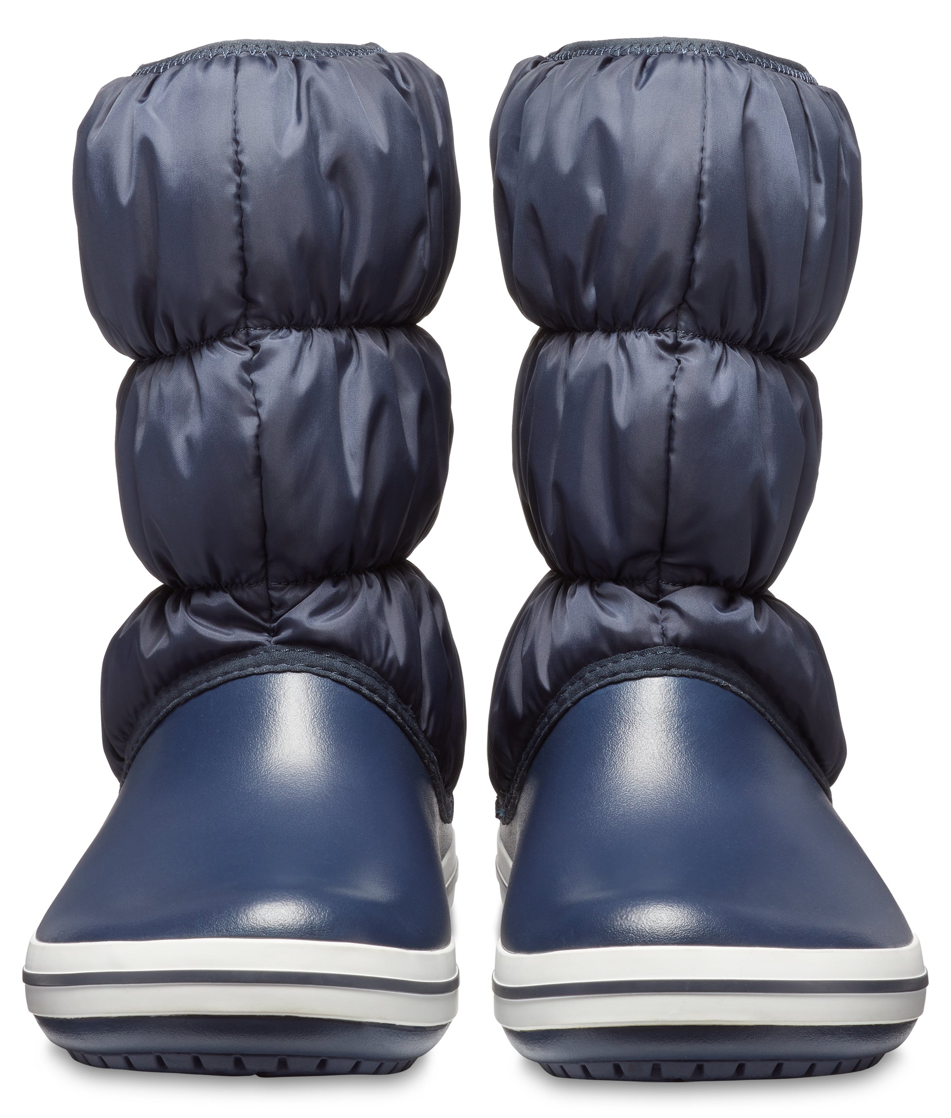 Winter Puff Boot Women Navy/White