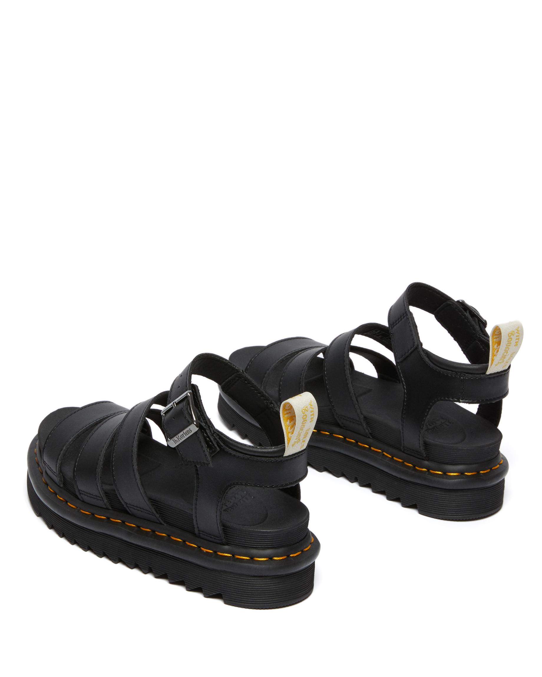 Dámské černé sandály Dr. Martens Blaire Vegan