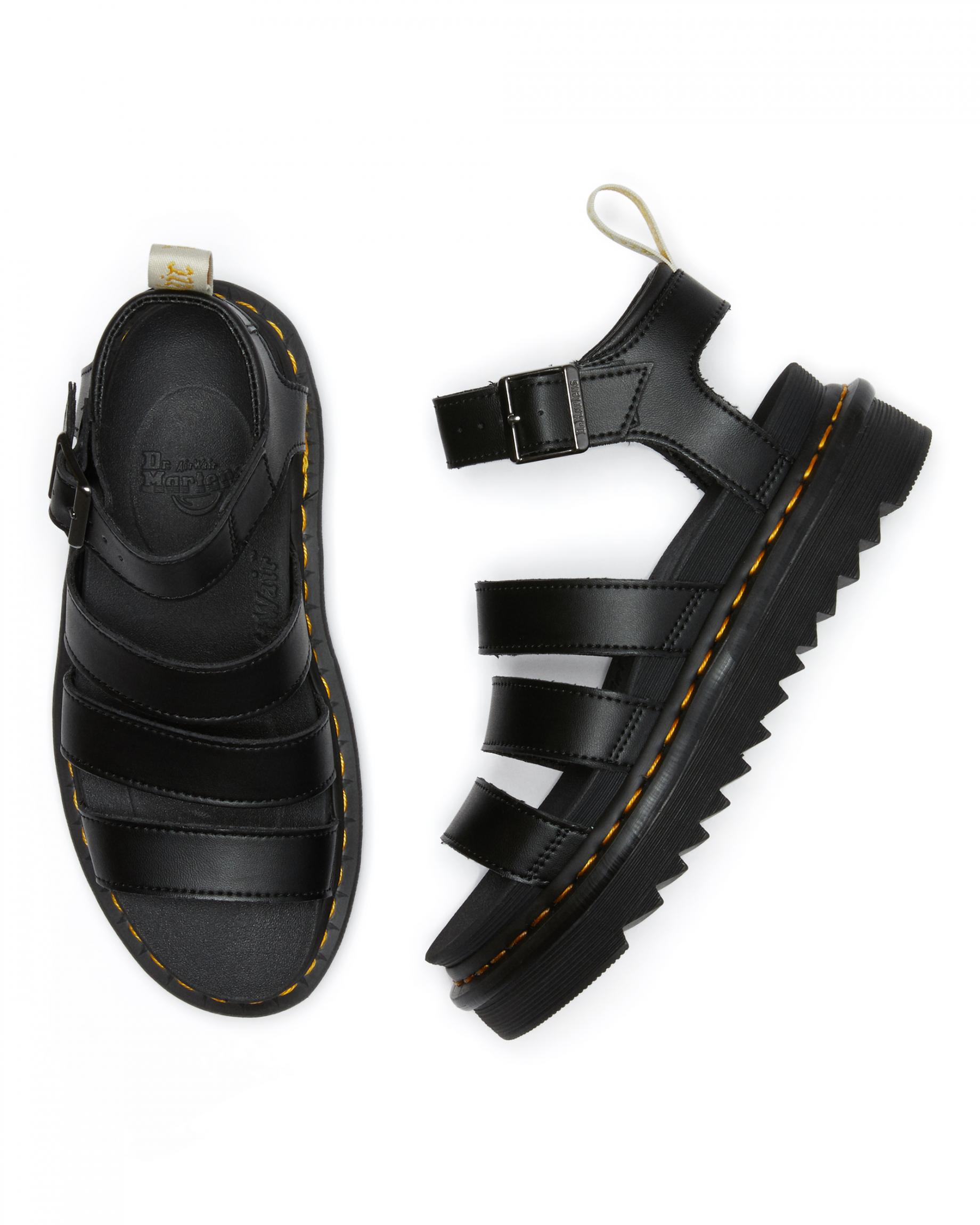 Dámské černé sandály Dr. Martens Blaire Vegan
