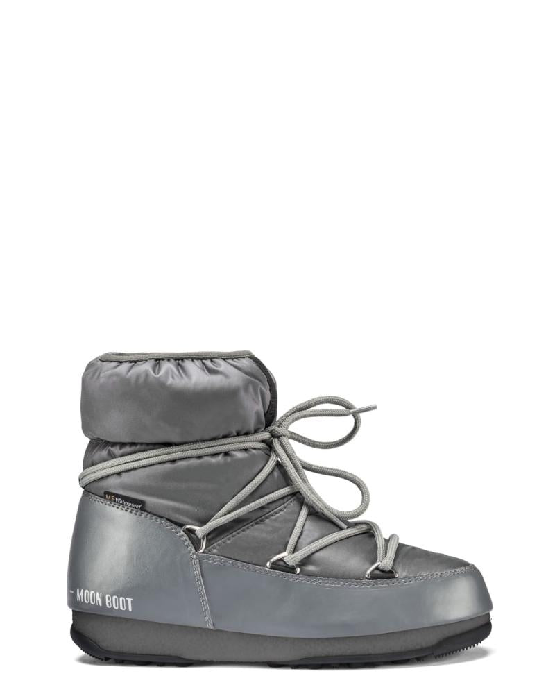 Dámské šedé sněhule Moon Boot Low Nylon WP 2