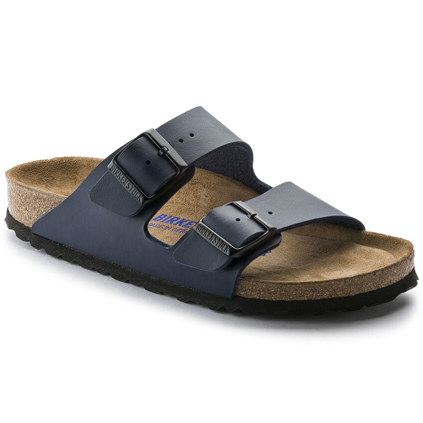 Modré pantofle Birkenstock Arizona Soft Footbed Birko-Flor