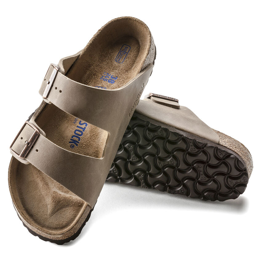 Hnědé pantofle Birkenstock Arizona Soft Footbed Oiled Leather