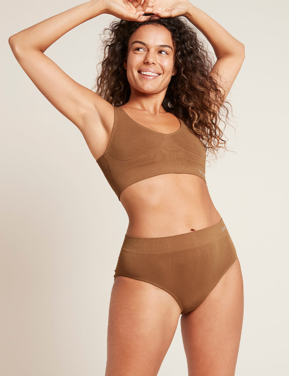 Hnědá podprsenka Boody Shaper Bra
