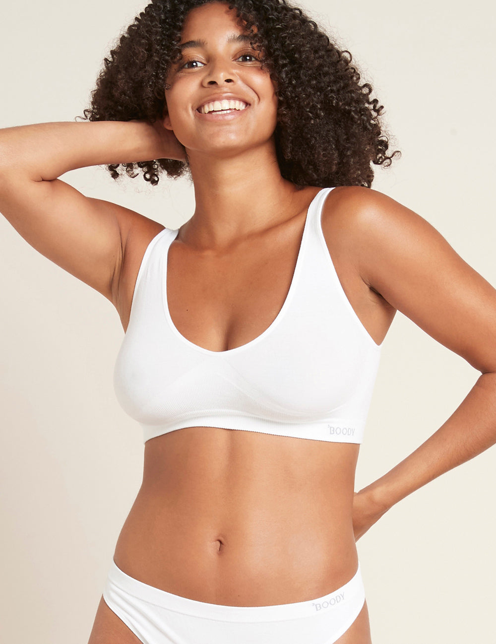Bílá podprsenka Boody Shaper Bra