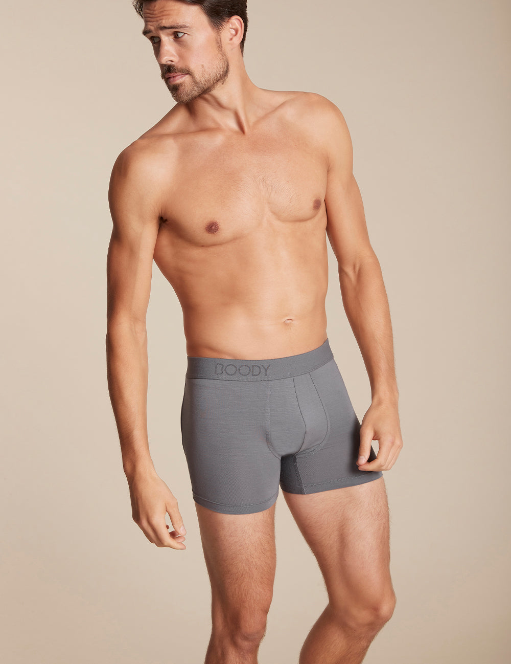 Šedé boxerky Boody Men's Everyday Boxers