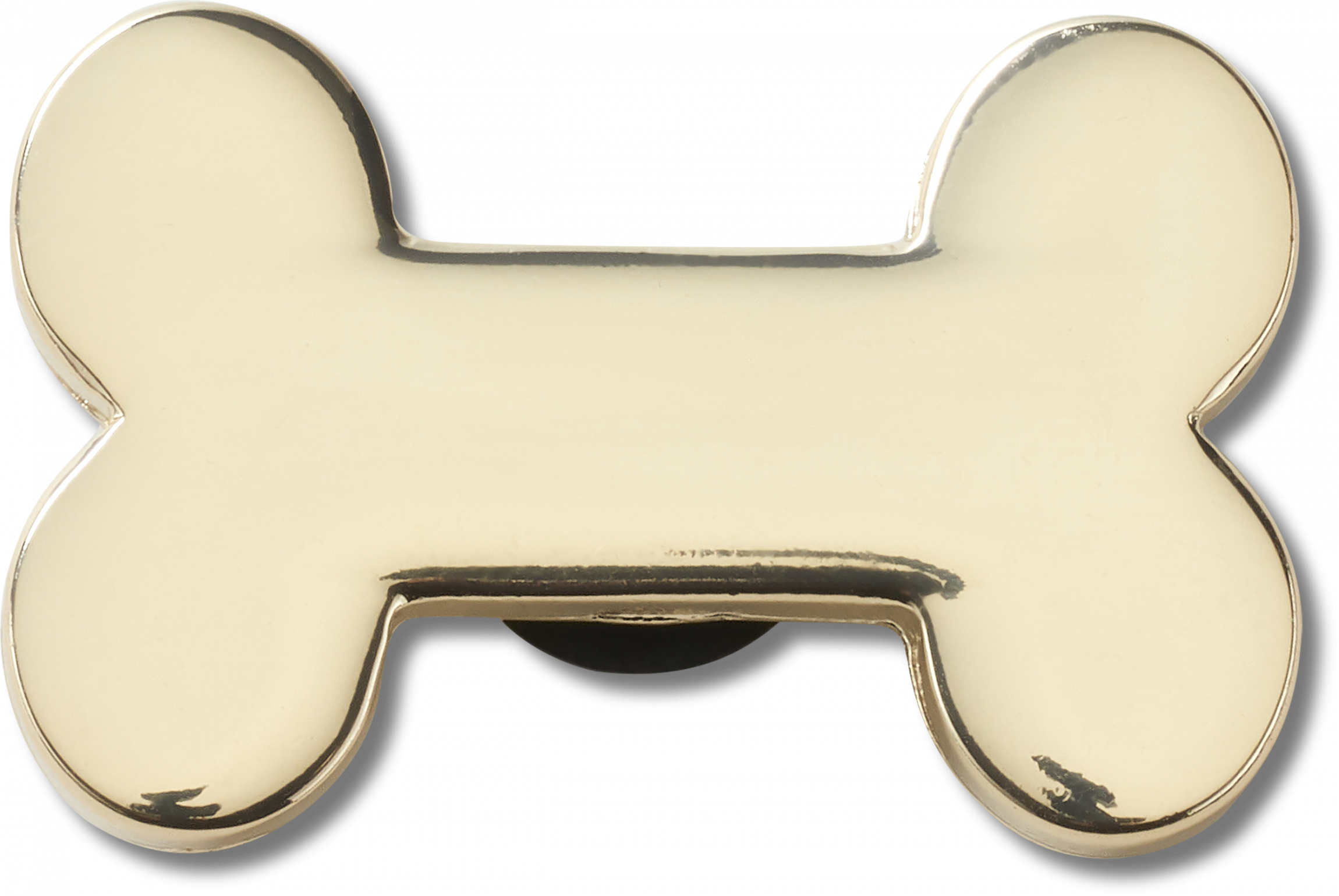Odznáček Jibbitz - Gold Dog Bone