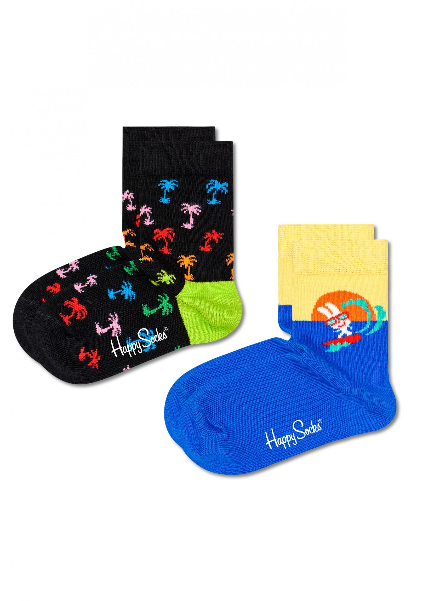 Dětské ponožky Happy Socks, vzor Surfers Paradise - 2 páry