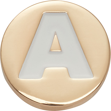 Odznáček Jibbitz - Gold Letter A