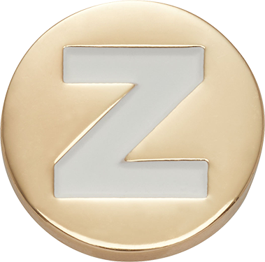 Odznáček Jibbitz - Gold Letter Z