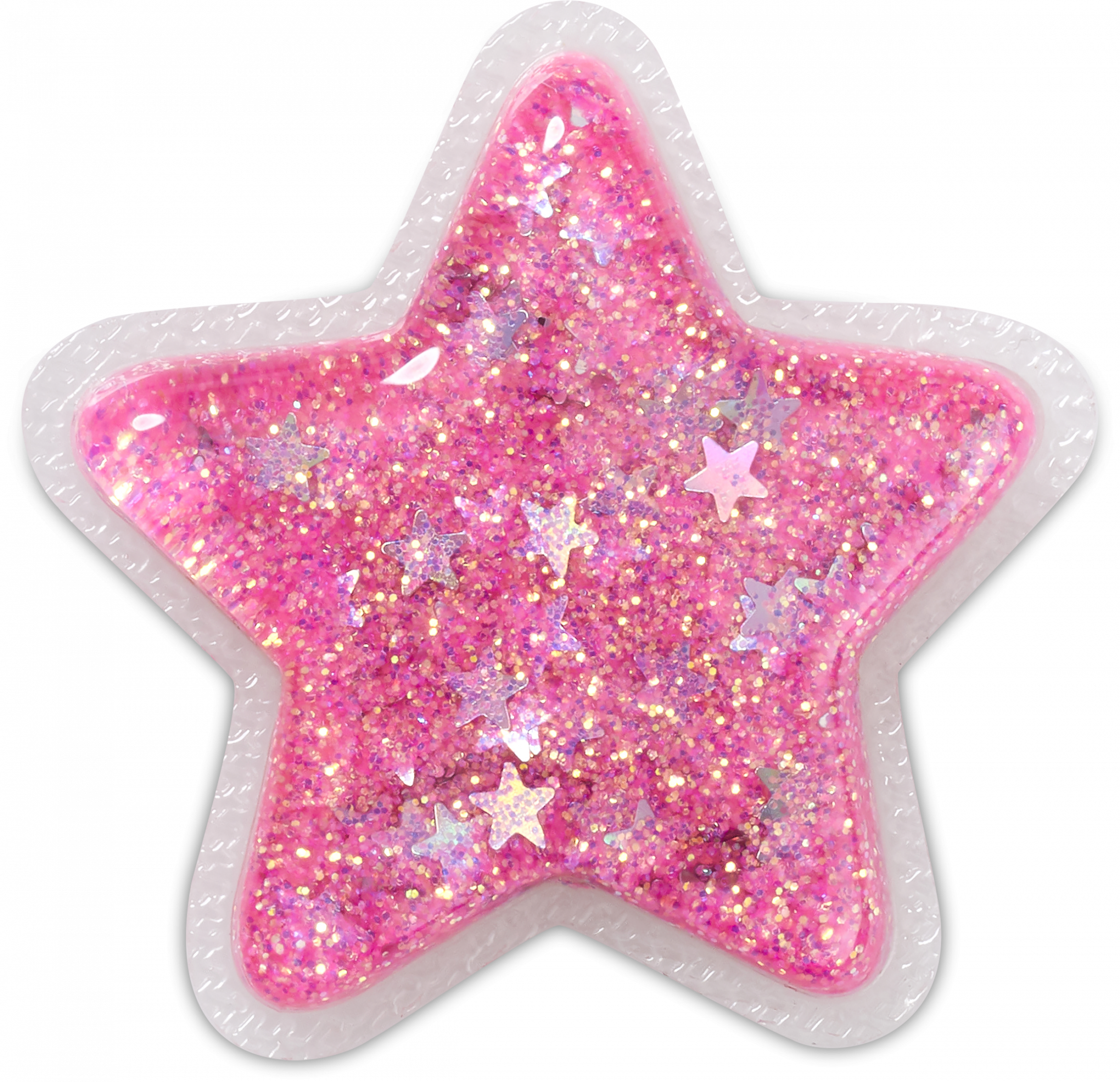 Odznáček Jibbitz - Squishy Glitter Star