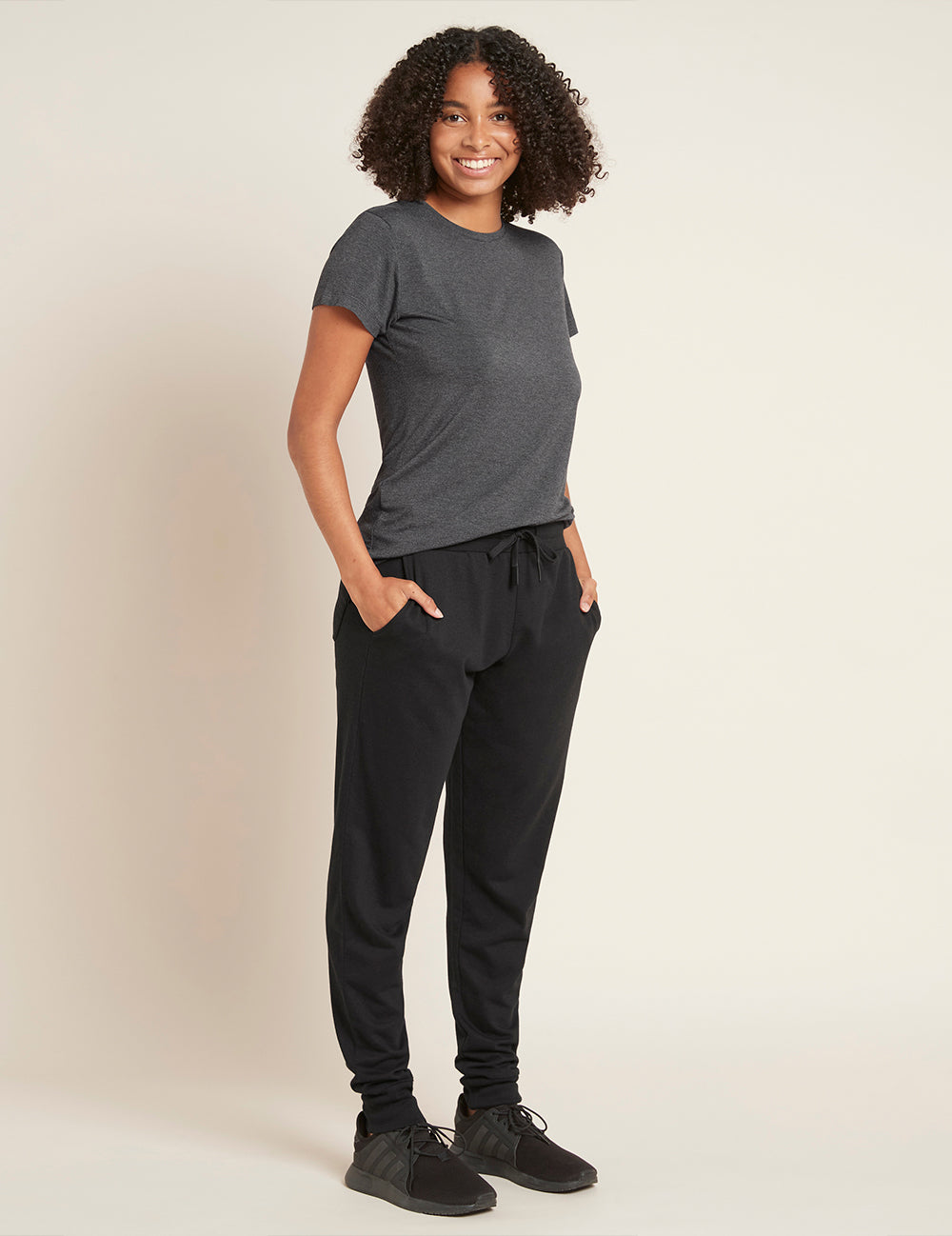 Dámské černé tepláky Boody Weekend Joggers