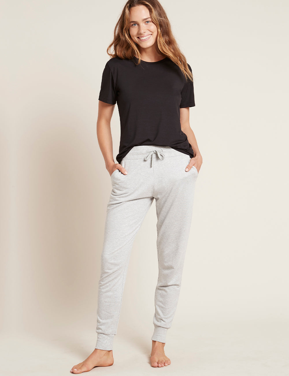 Dámské šedivé tepláky Boody Weekend Joggers