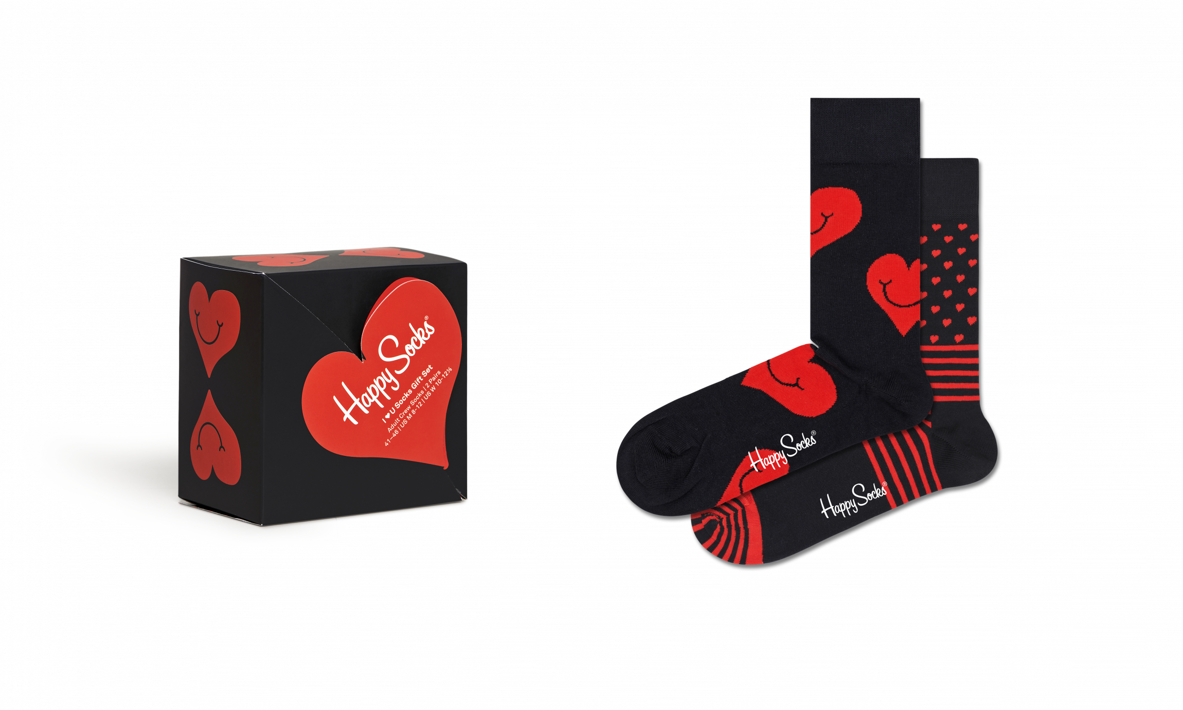 Dárkový box ponožek Happy Socks I Heart You - 2 páry