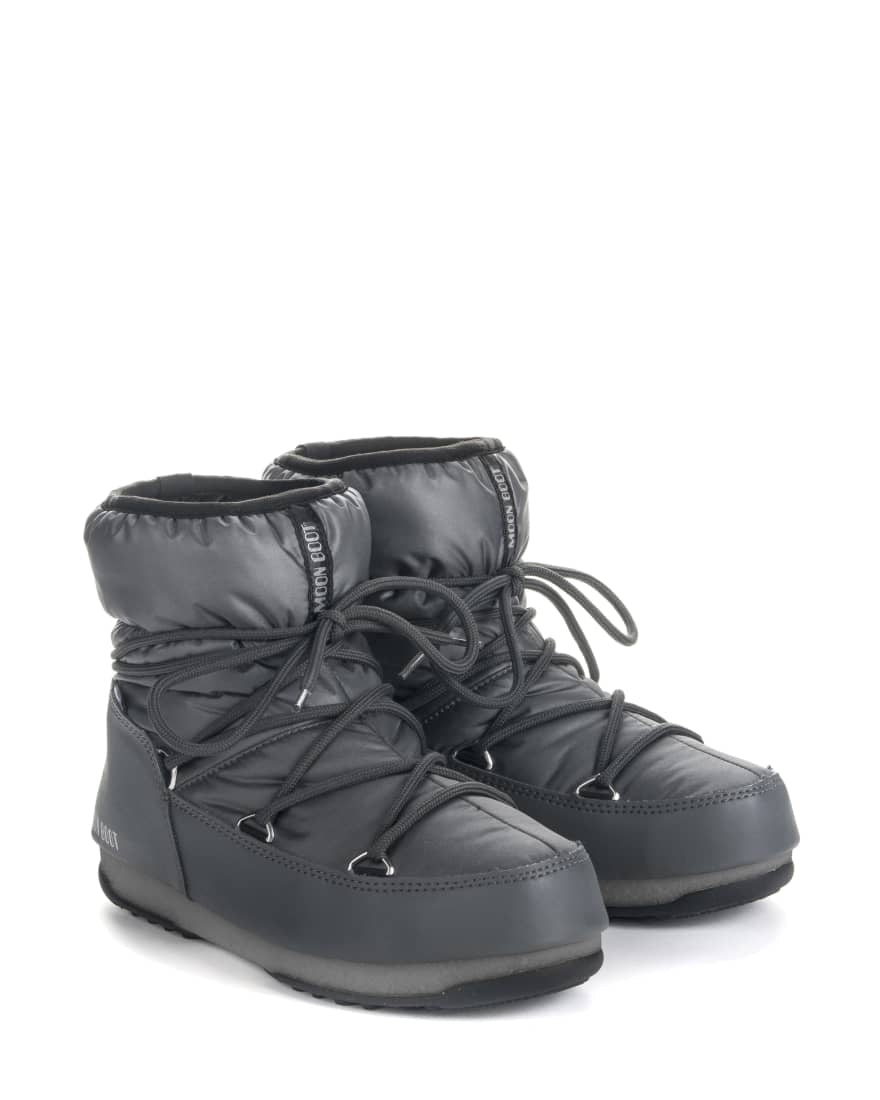 Dámské šedé sněhule Moon Boot Low Nylon WP 2