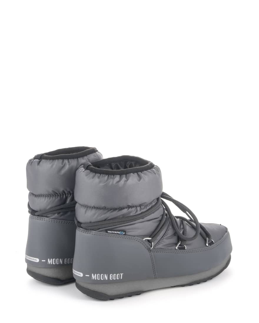 Dámské šedé sněhule Moon Boot Low Nylon WP 2