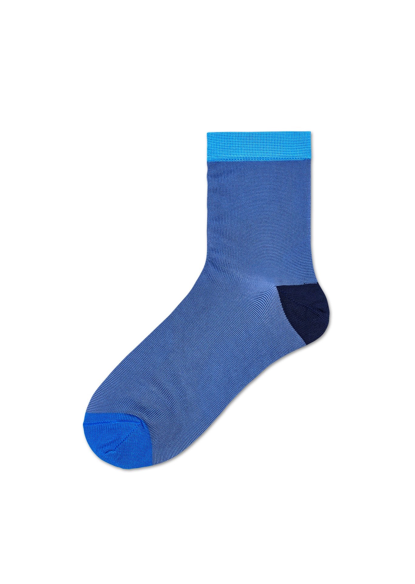 Dámské modré ponožky Happy Socks Grace I // kolekce Hysteria