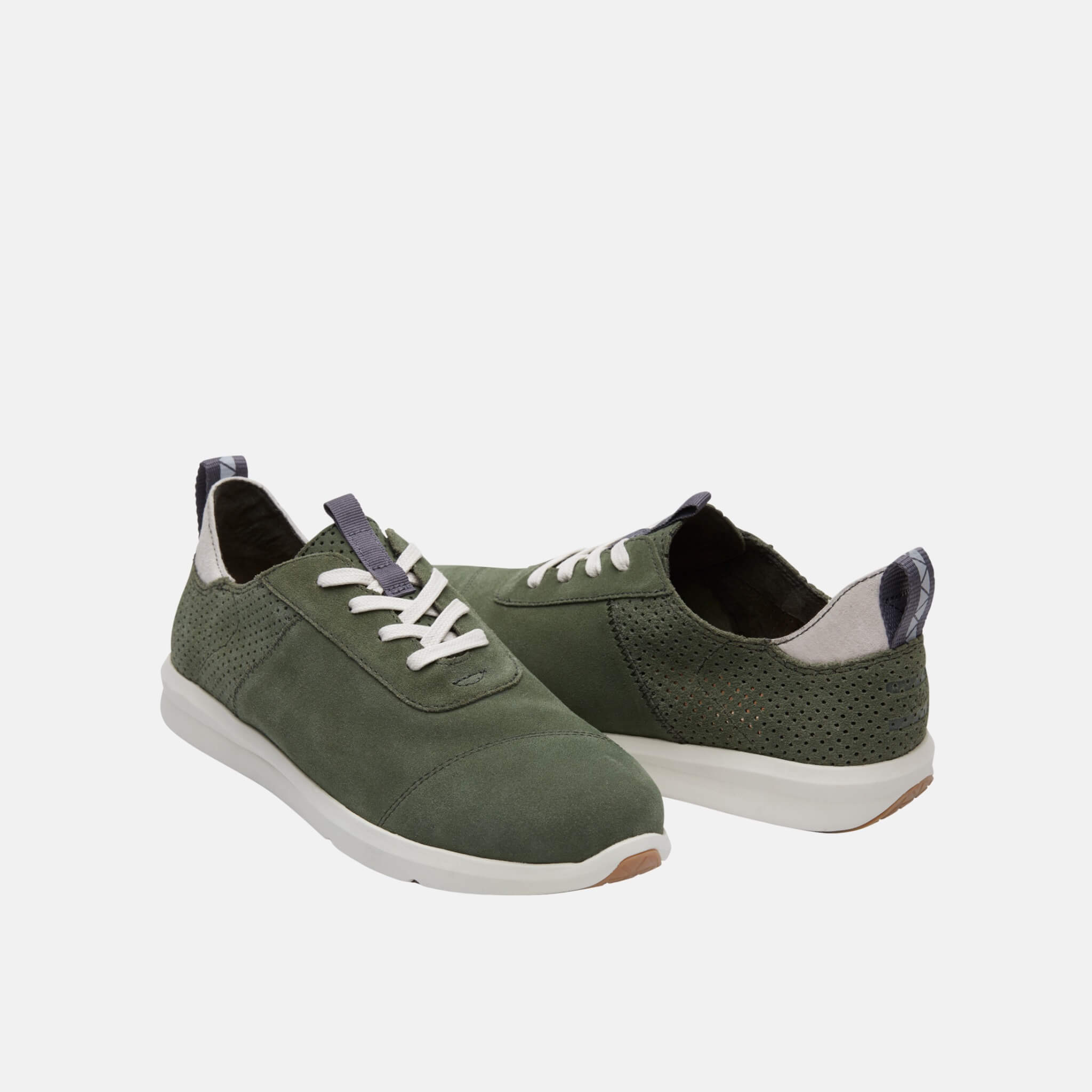 Pánské zelené tenisky TOMS Suede Cabrillo