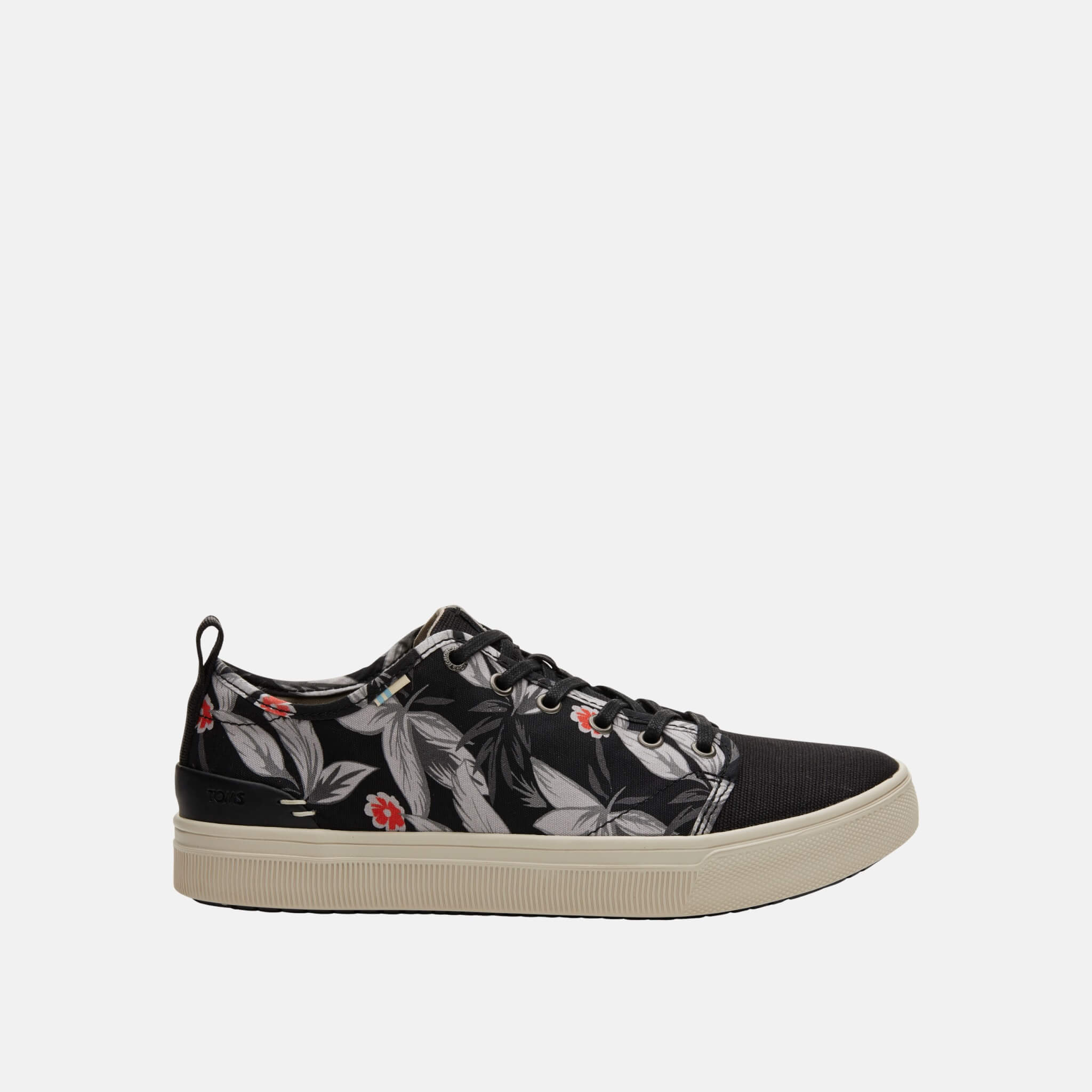 Pánské černé tenisky s potiskem TOMS TRVL Lite Low Sneaker