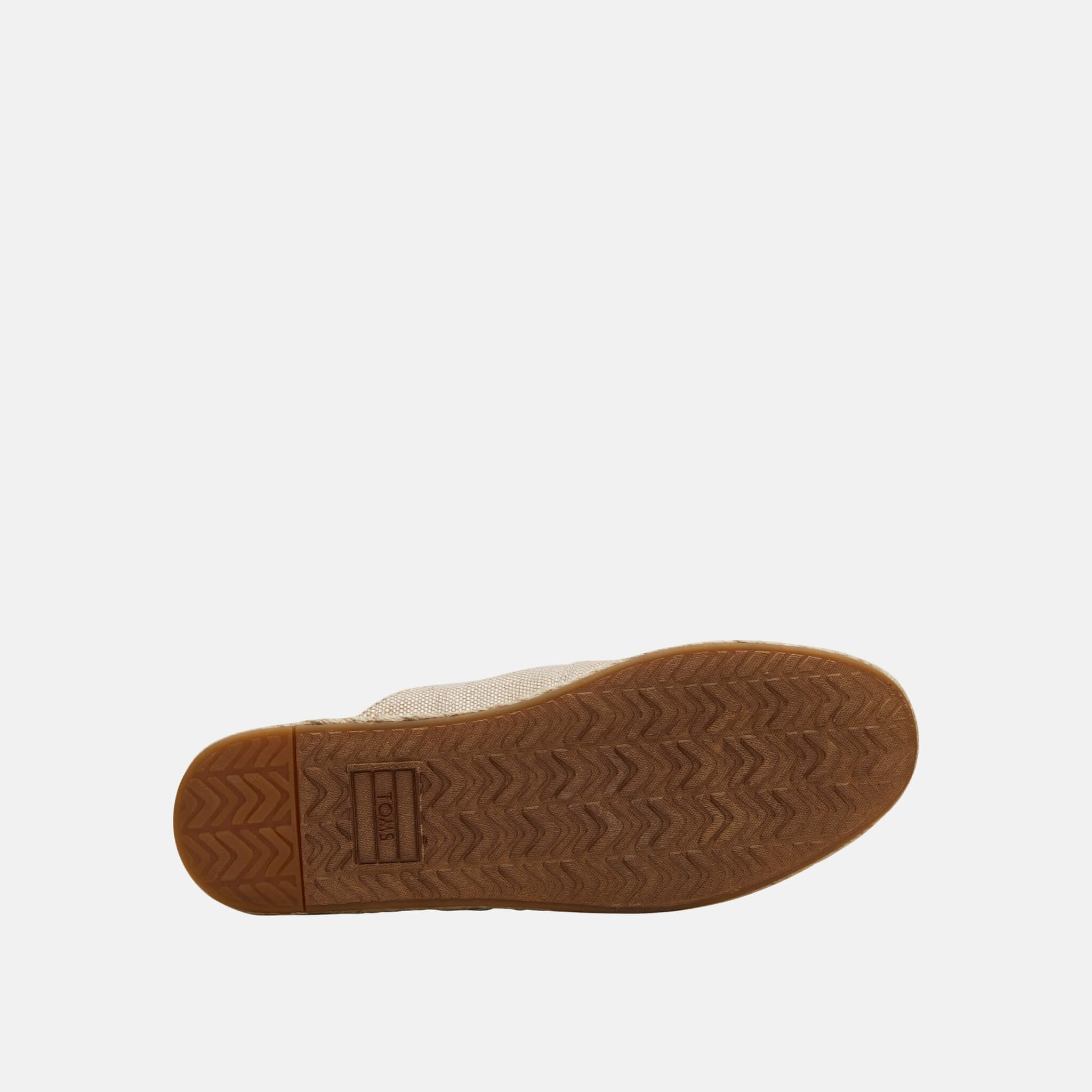 Dámské béžové pantofle TOMS Rose Gold Metallic Nova Espadrile