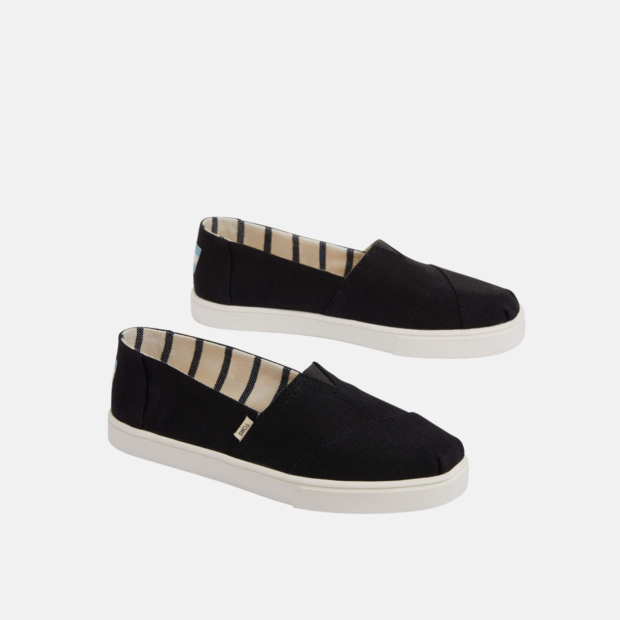 Dámské černé TOMS Heritage Cupsole Alparagatas