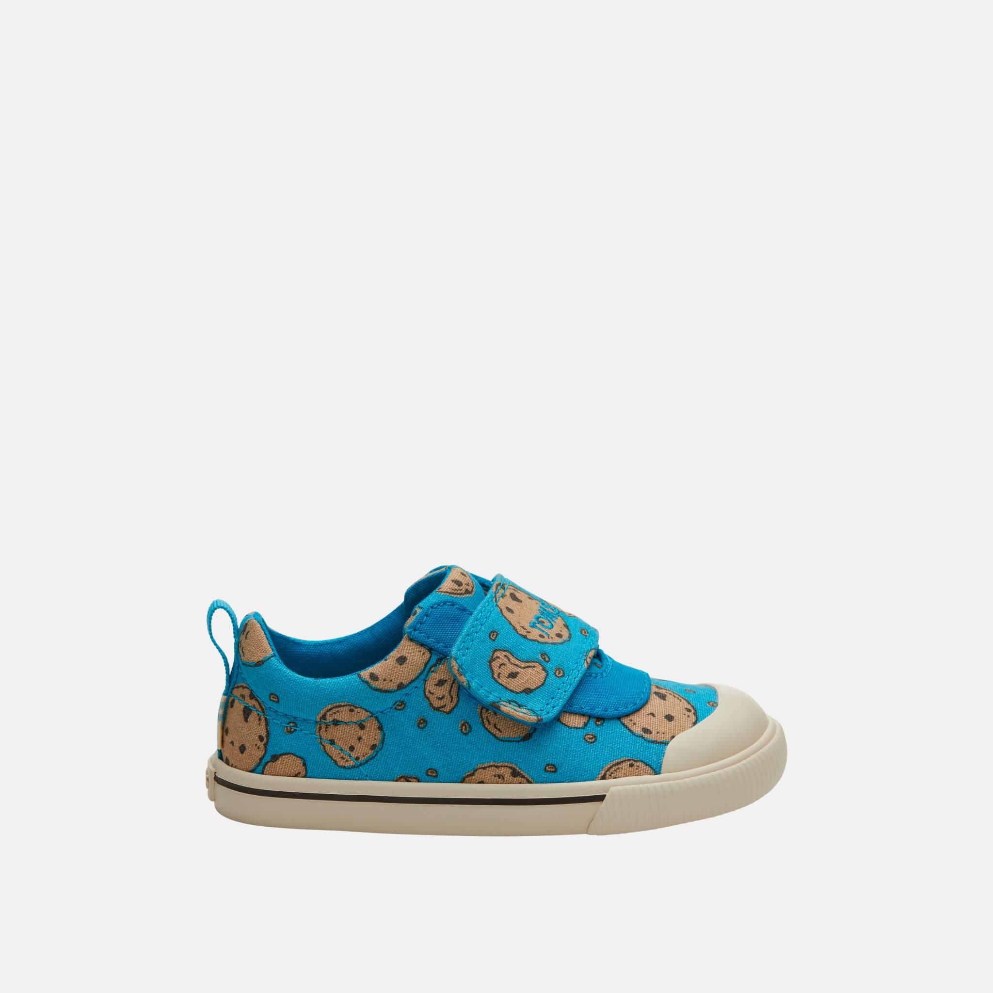 Dětské modré tenisky TOMS Sesame Street Cookie Monster Tiny Doheny Sneakers