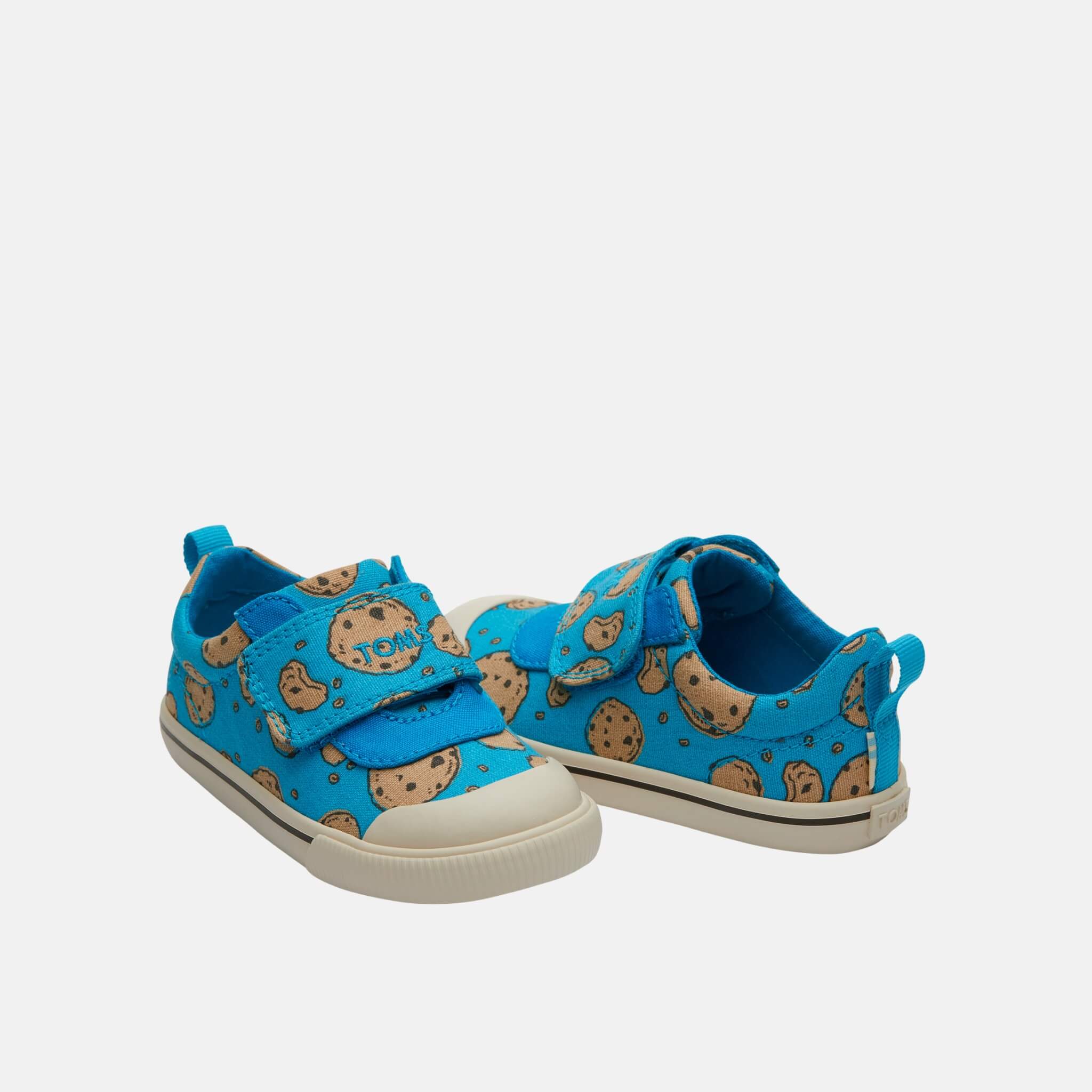 Dětské modré tenisky TOMS Sesame Street Cookie Monster Tiny Doheny Sneakers