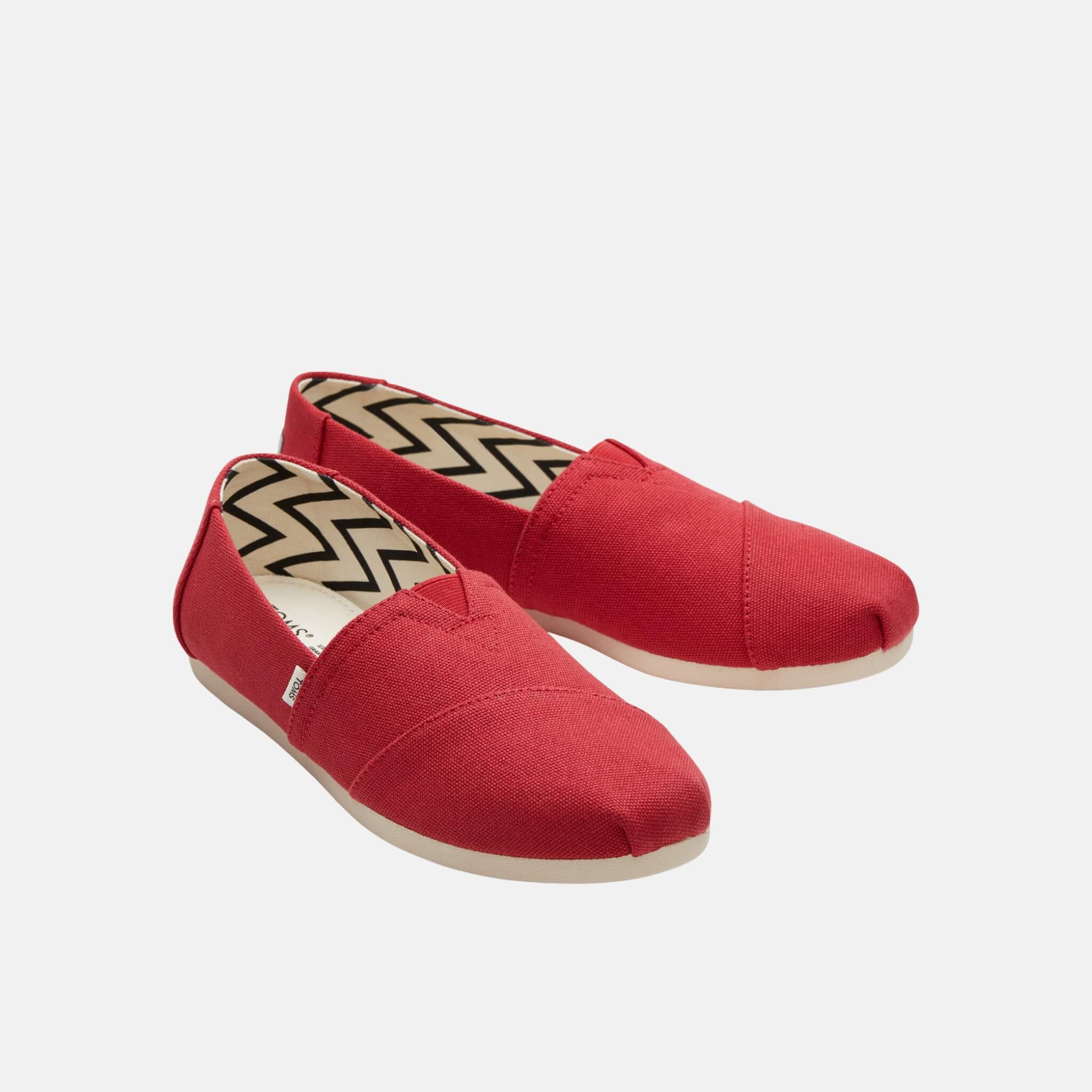 Dámské červené espadrilky TOMS Alpargata