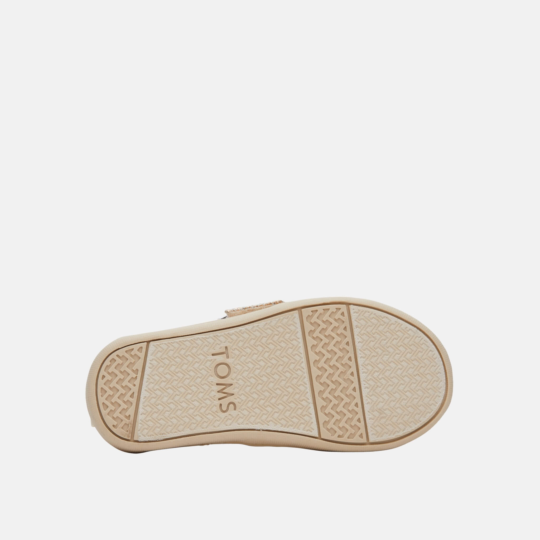 Dětské zlaté espadrilky TOMS Tiny Alpargata