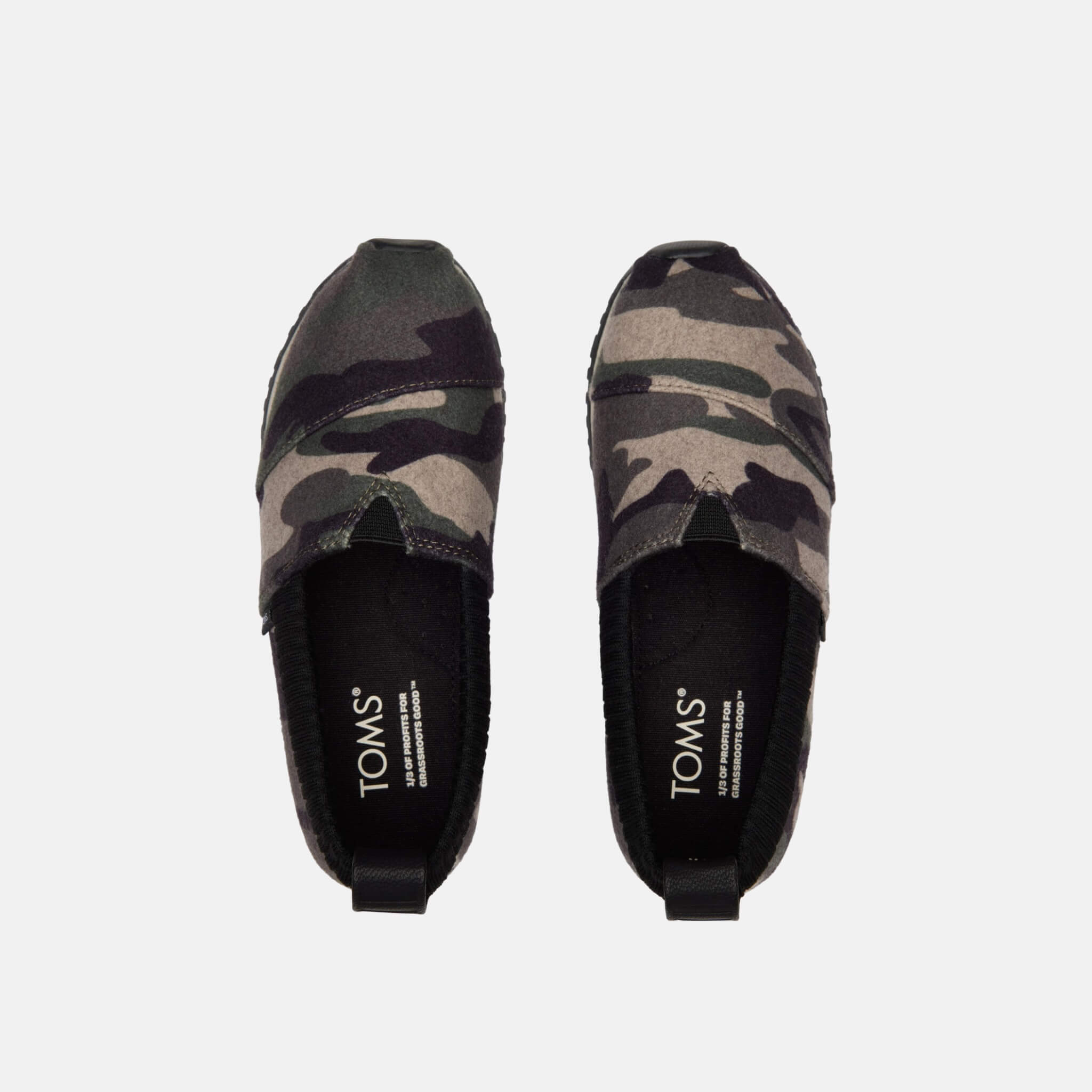 Dětské zelené TOMS Youth Alpargata Resident