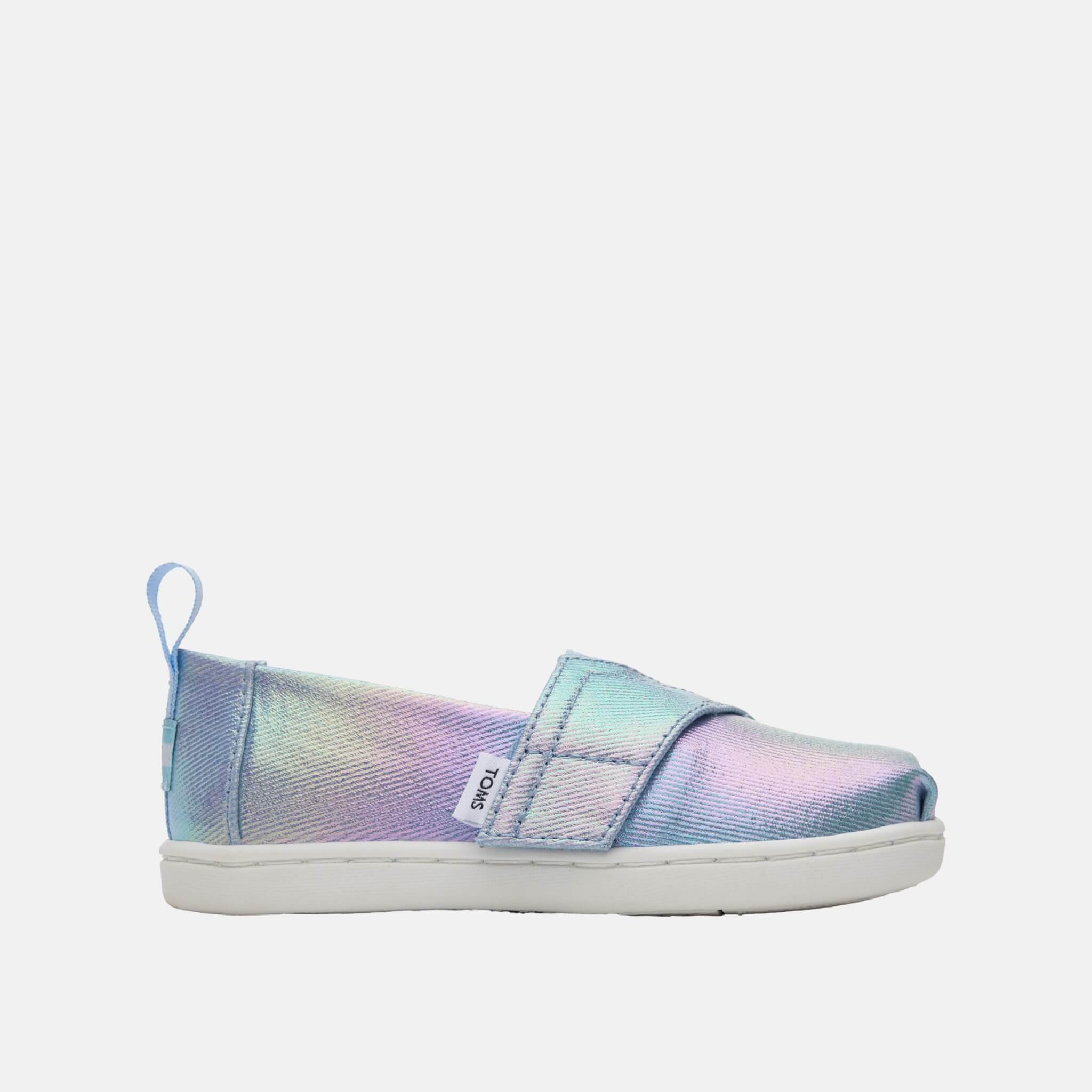 Dětské modré espadrilky TOMS Tiny Alpargata