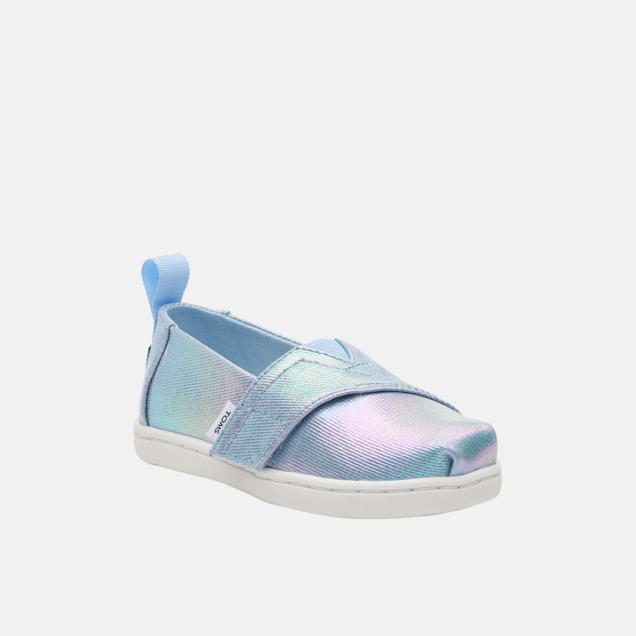 Dětské modré espadrilky TOMS Tiny Alpargata