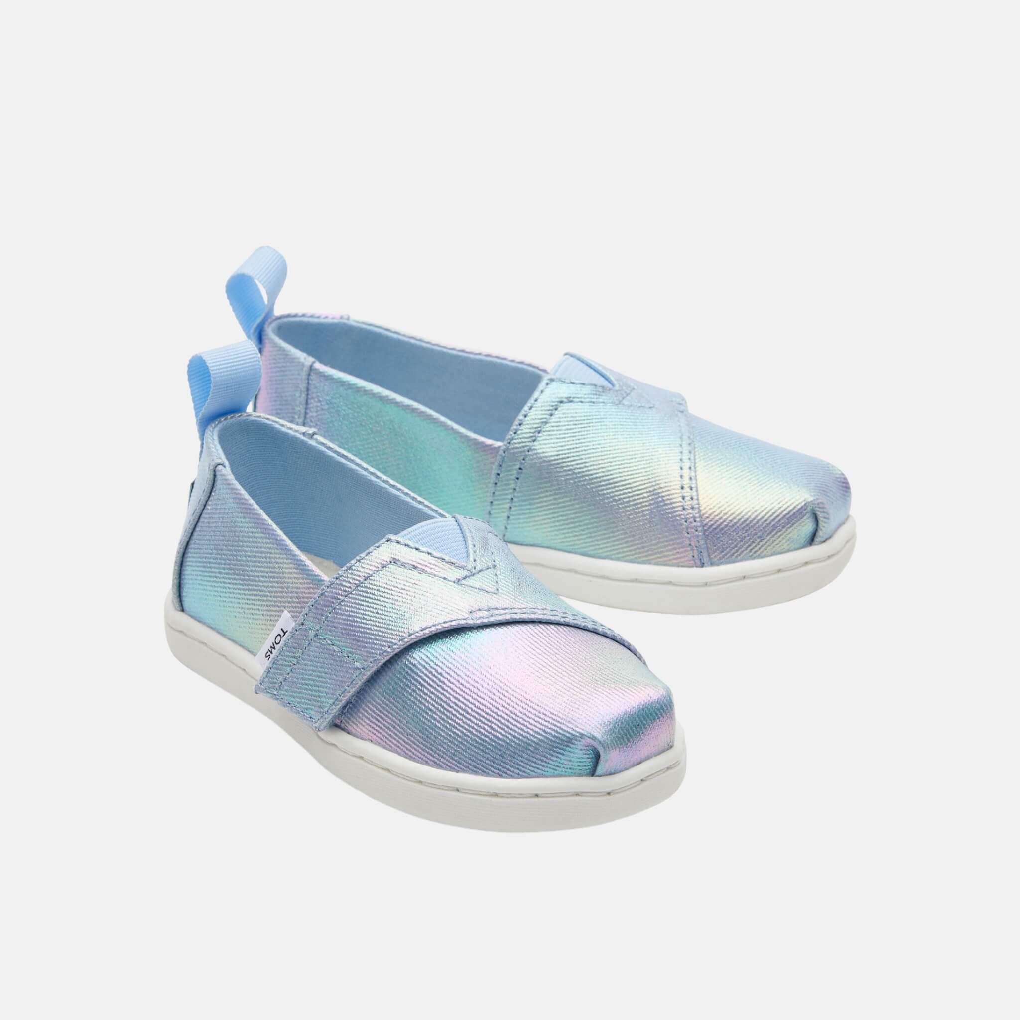 Dětské modré espadrilky TOMS Tiny Alpargata